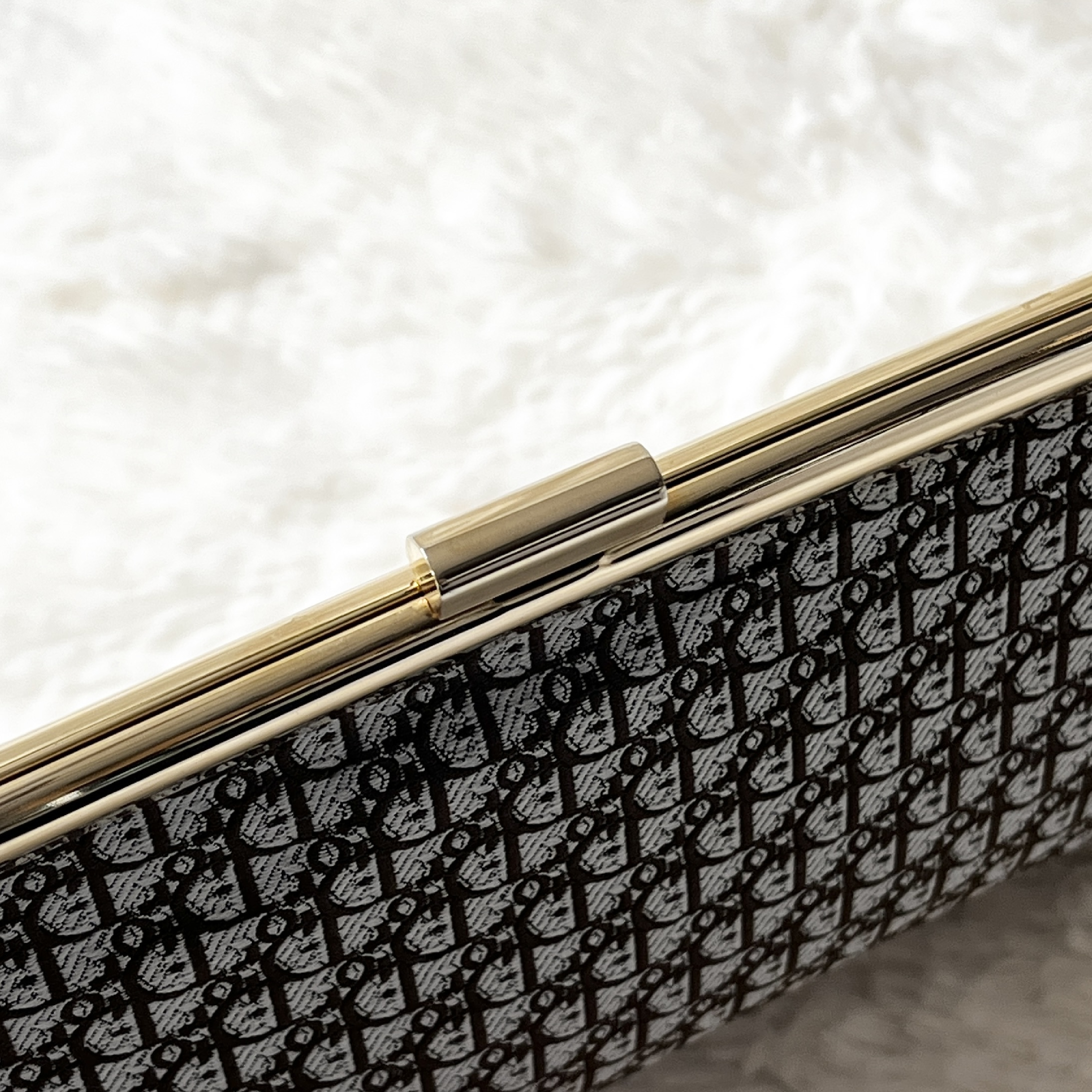 Trotter Clutch Bag with Gold Hardware — view 11