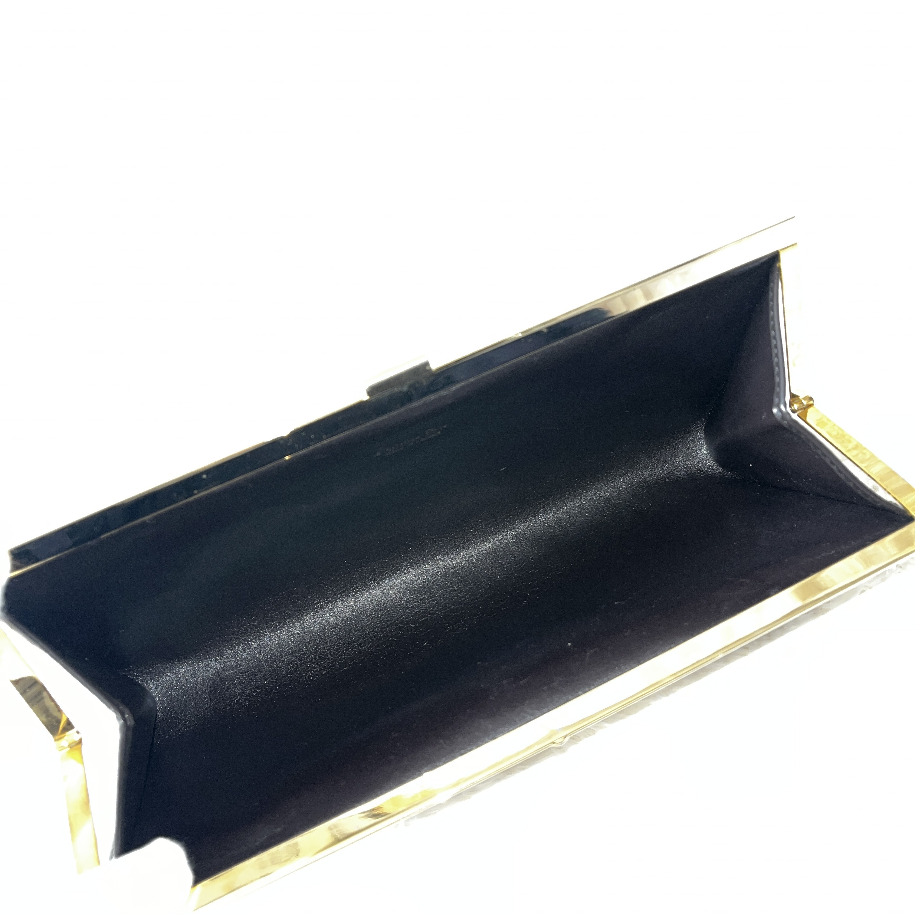 Trotter Clutch Bag with Gold Hardware — view 12