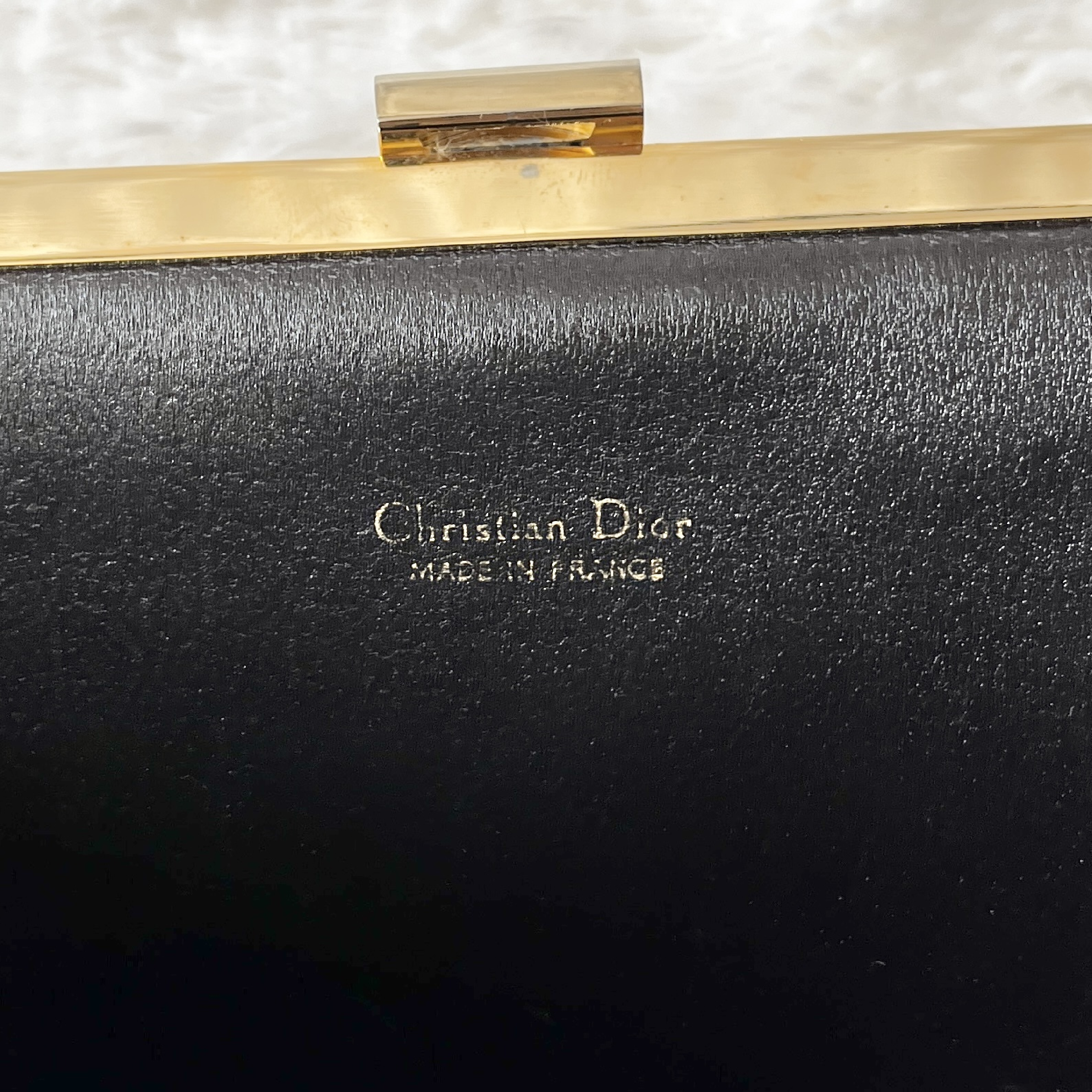 Trotter Clutch Bag with Gold Hardware — view 13