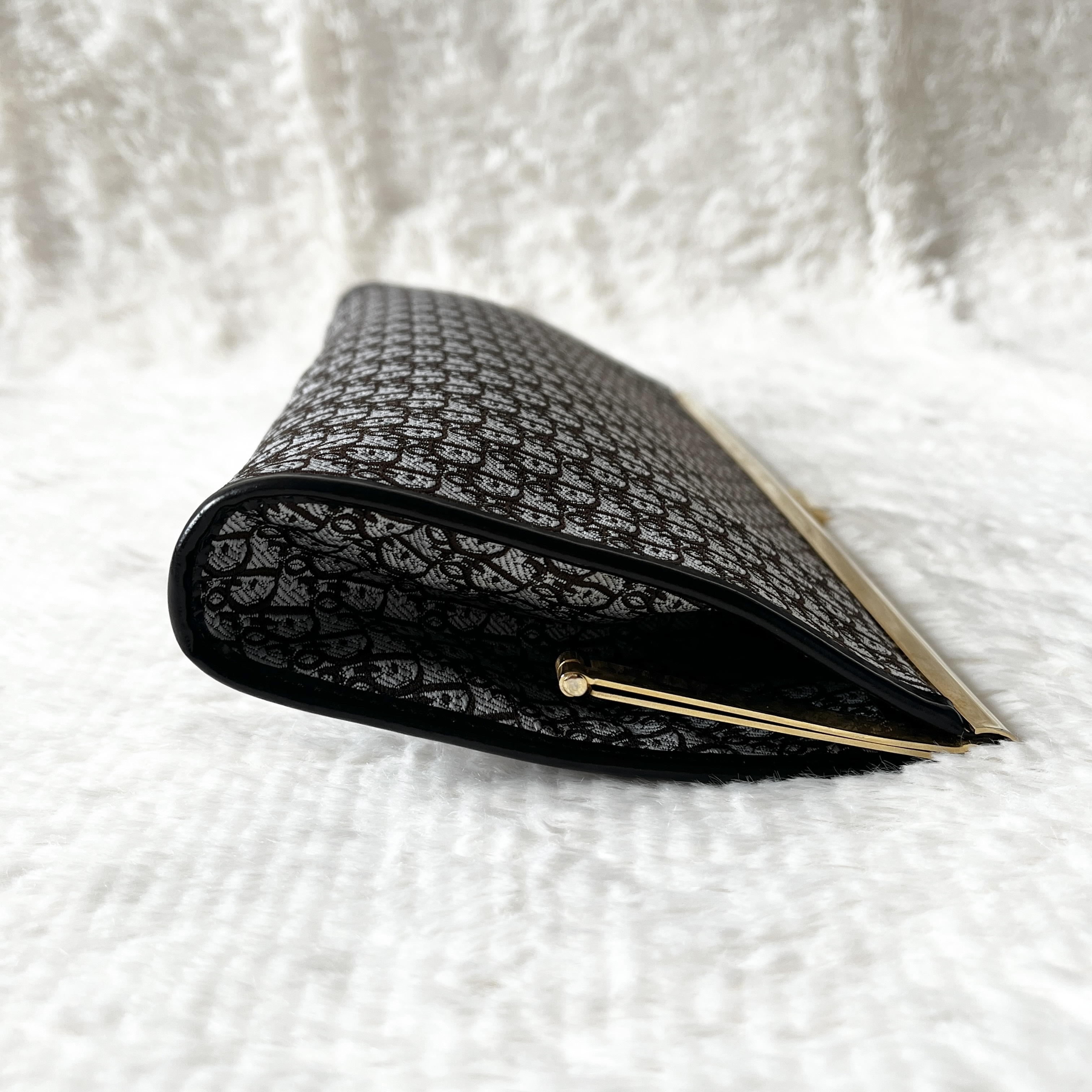 Trotter Clutch Bag with Gold Hardware — view 3
