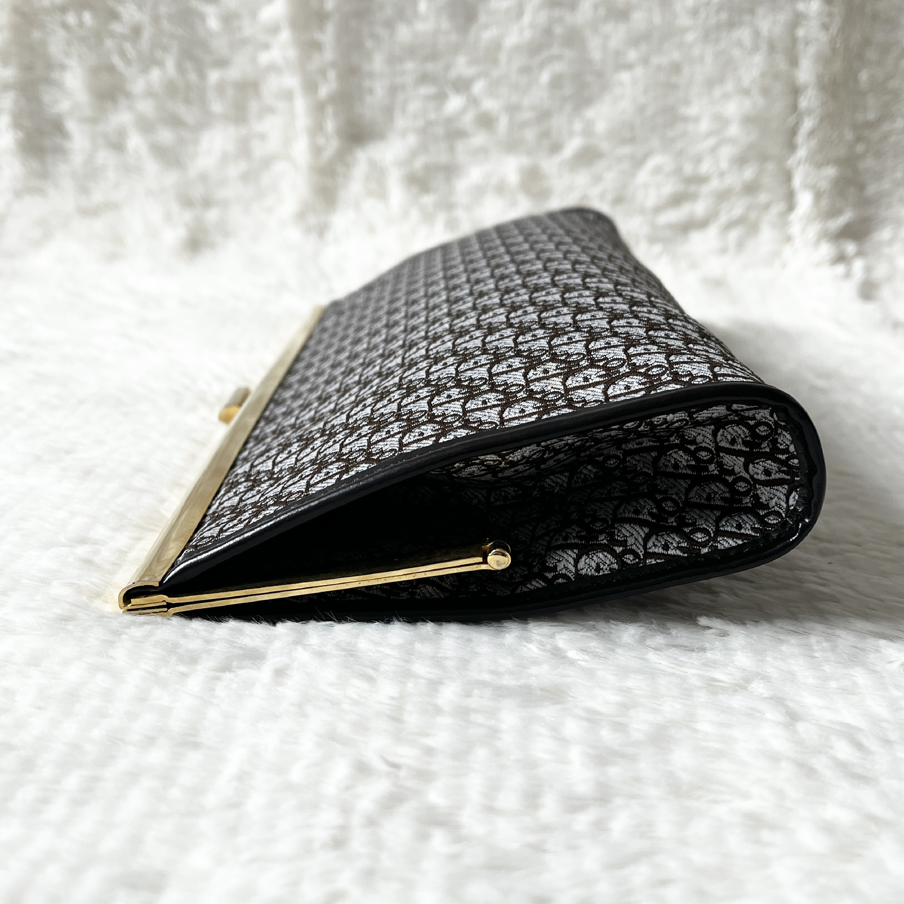 Trotter Clutch Bag with Gold Hardware — view 4