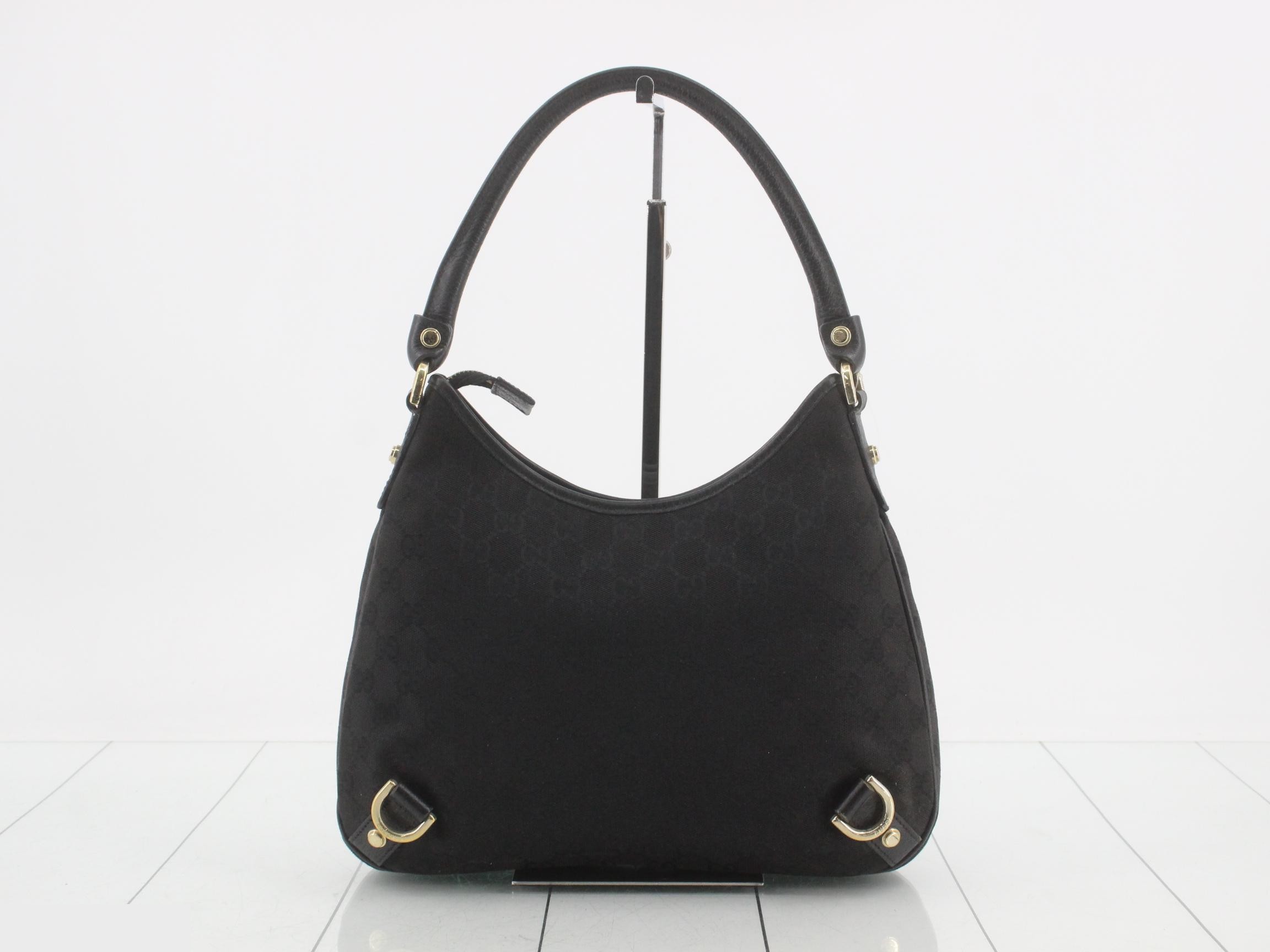 Abbey GG Canvas One-Shoulder Bag 130738 — view 2