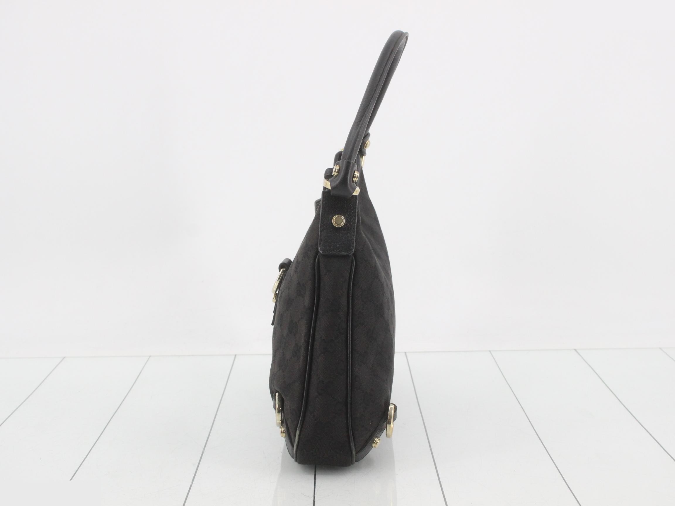 Abbey GG Canvas One-Shoulder Bag 130738 — view 3