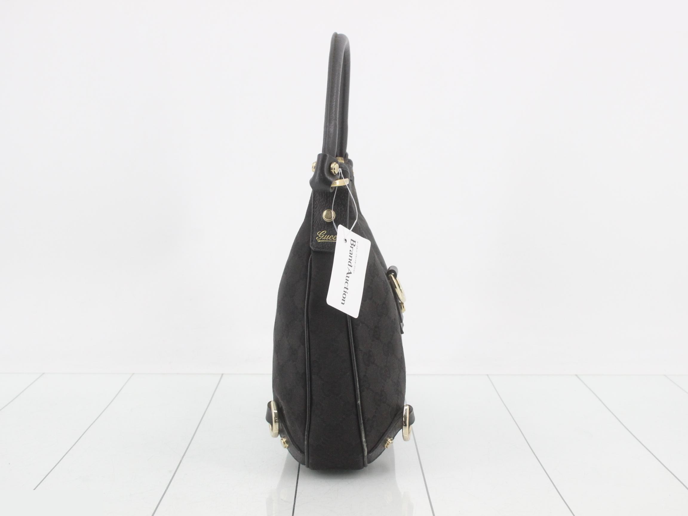 Abbey GG Canvas One-Shoulder Bag 130738 — view 4