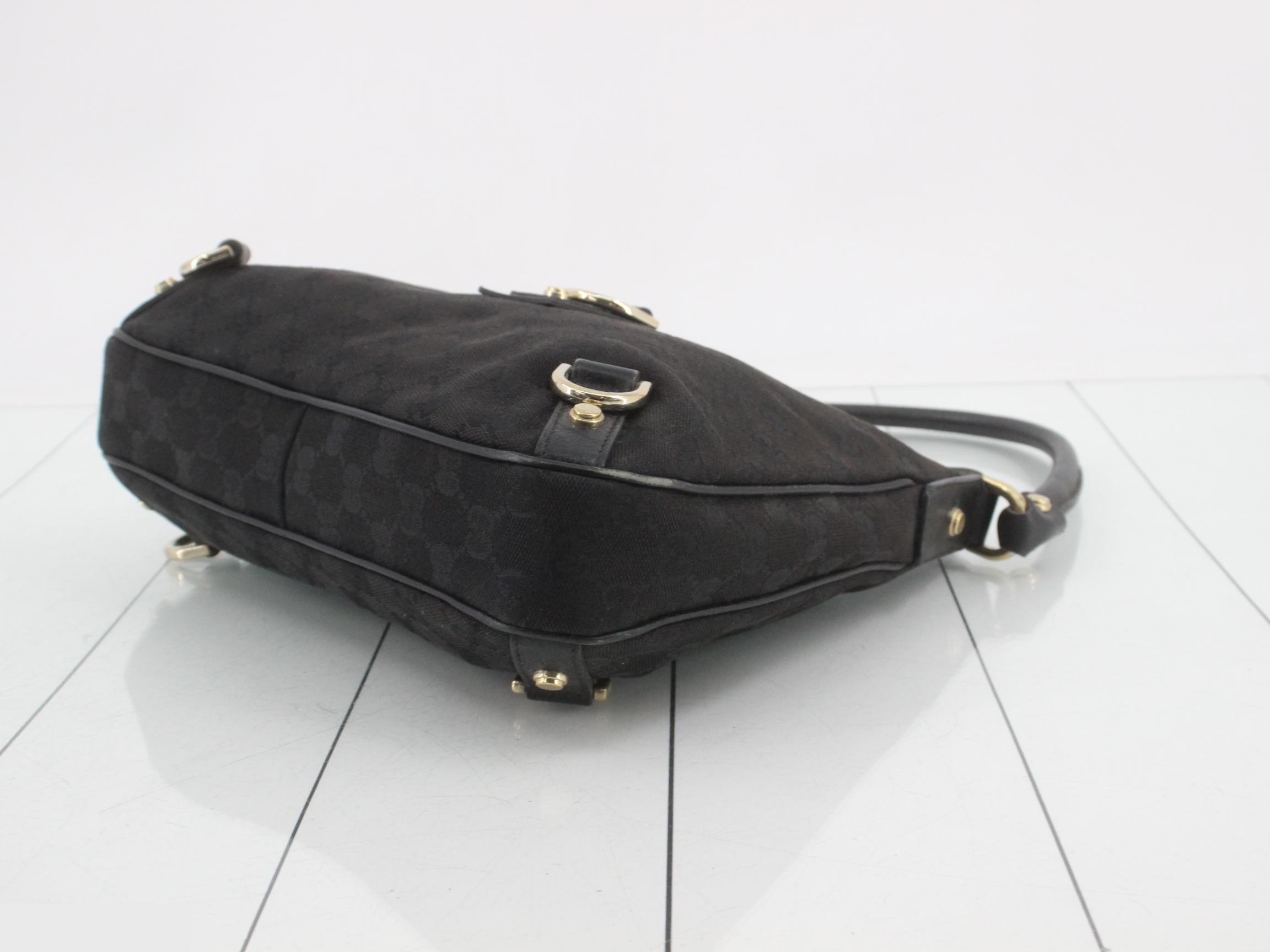Abbey GG Canvas One-Shoulder Bag 130738 — view 6