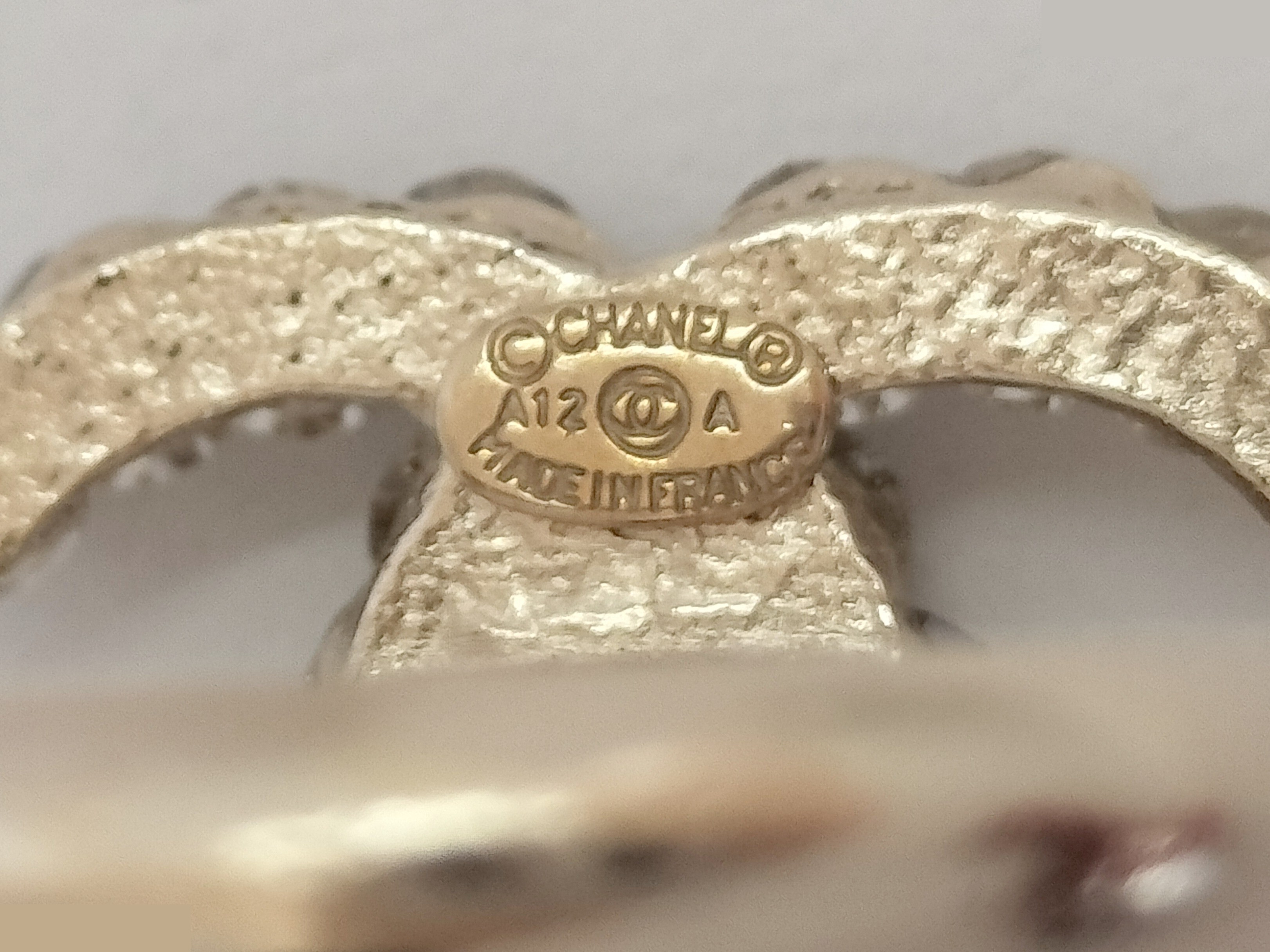Coco Rhinestone Gold Ring, Size #12 — view 2