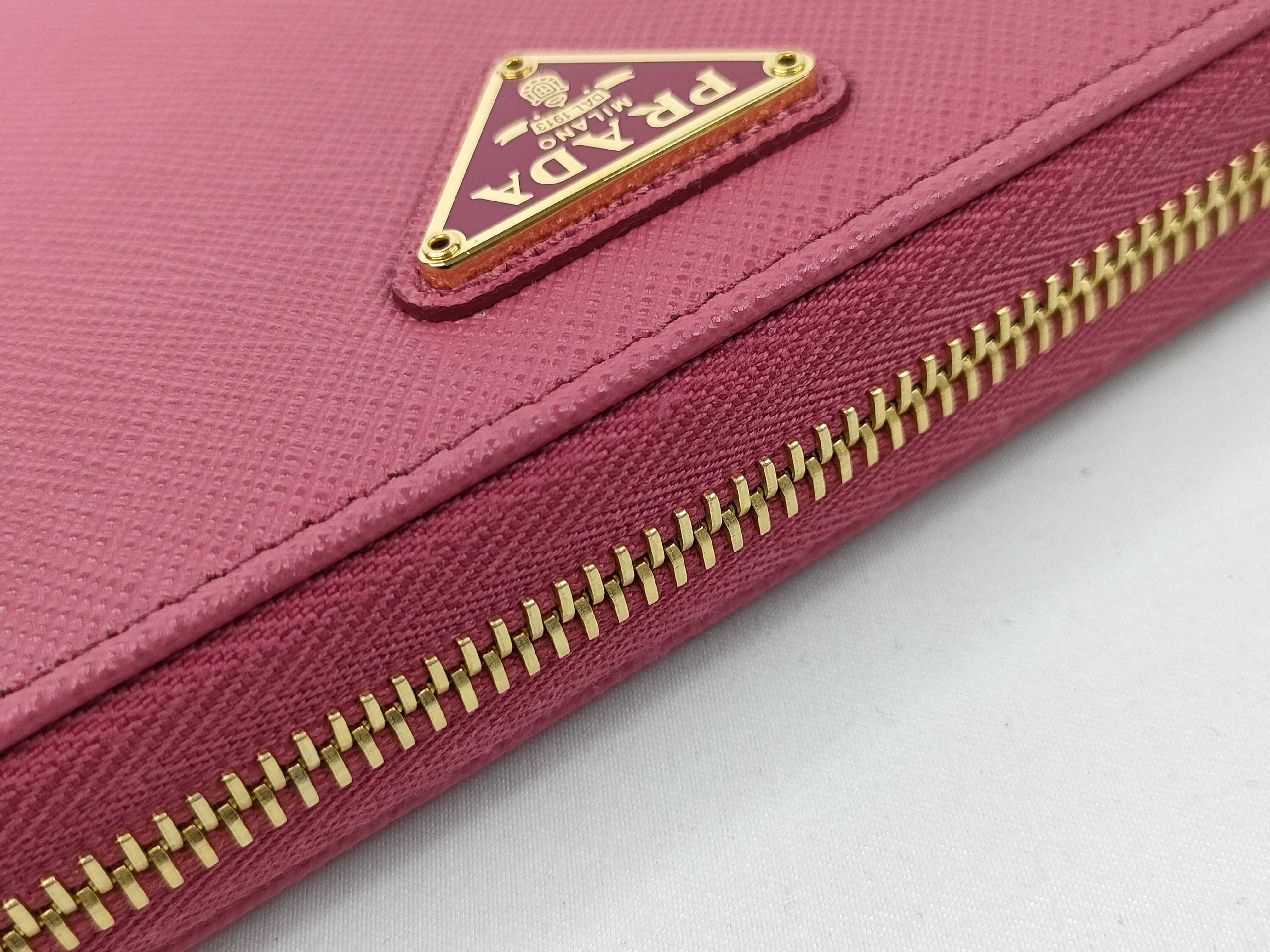 Saffiano Round Long Wallet — view 8