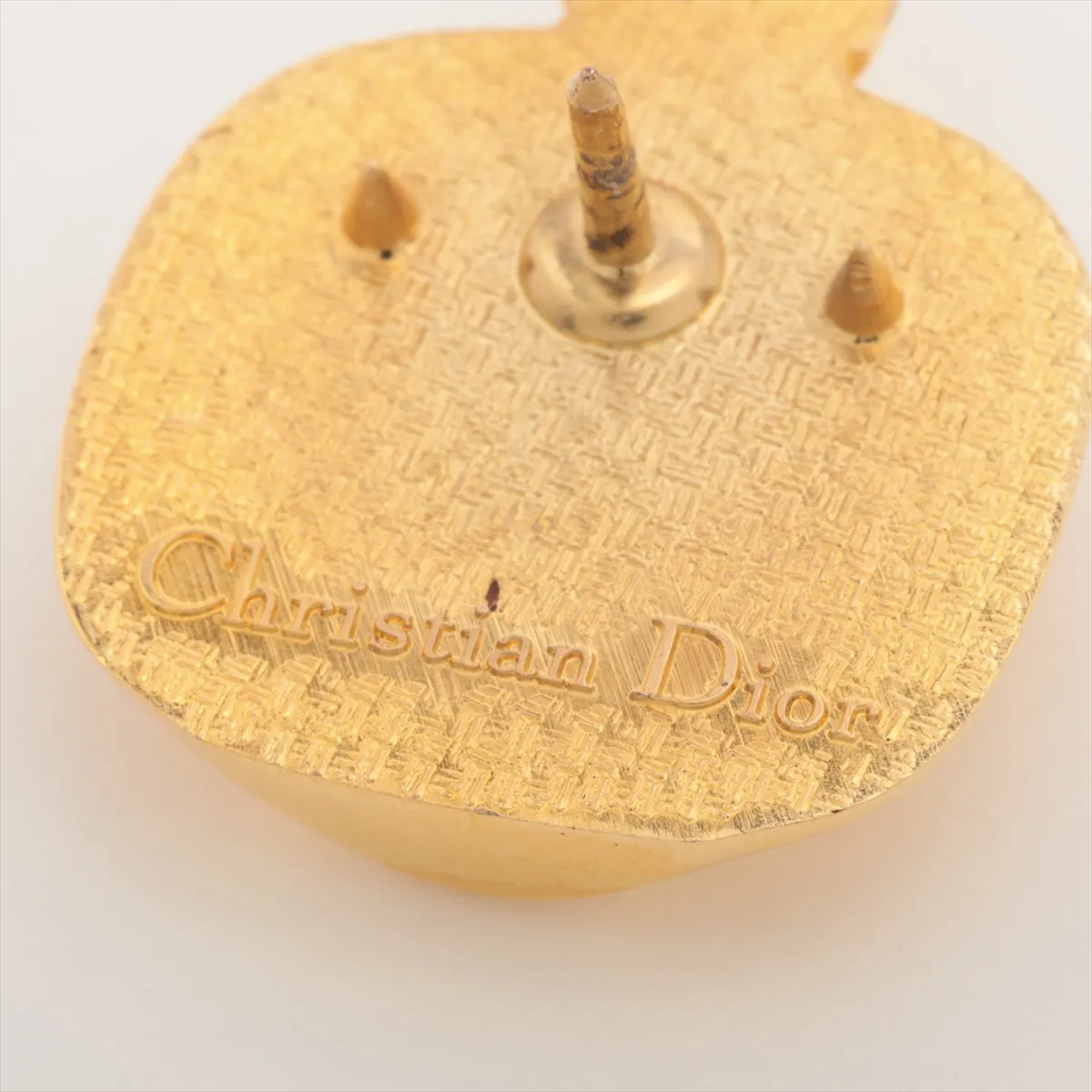 perfume bottle brooch, GP gold, — view 4