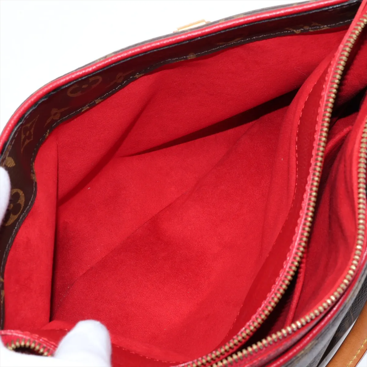 Monogram Pallas M41175, serial number unknown, brown x red. — view 11