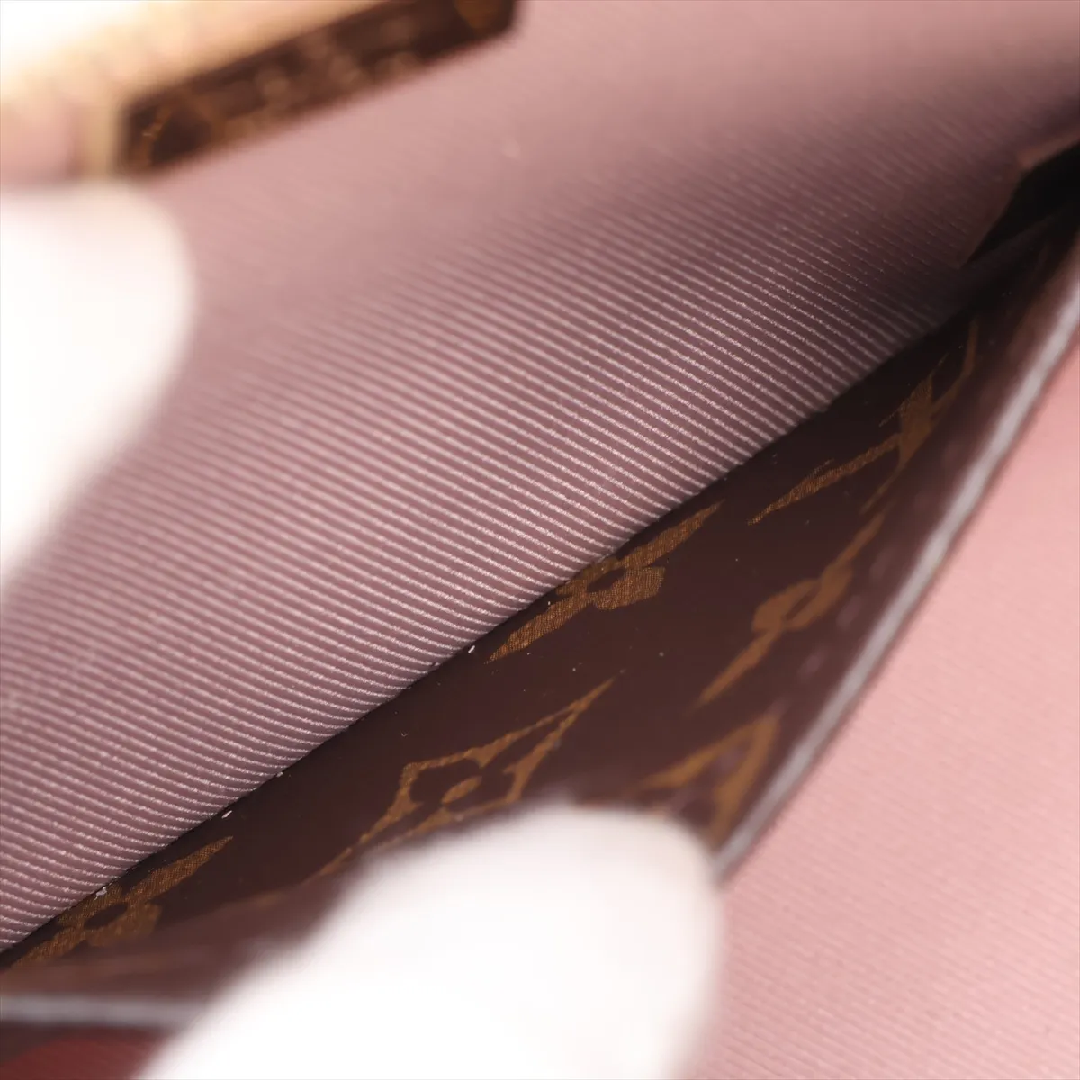 Vernis x Monogram Alma BB M51925 Pink x Brown (RFID detected) — view 9