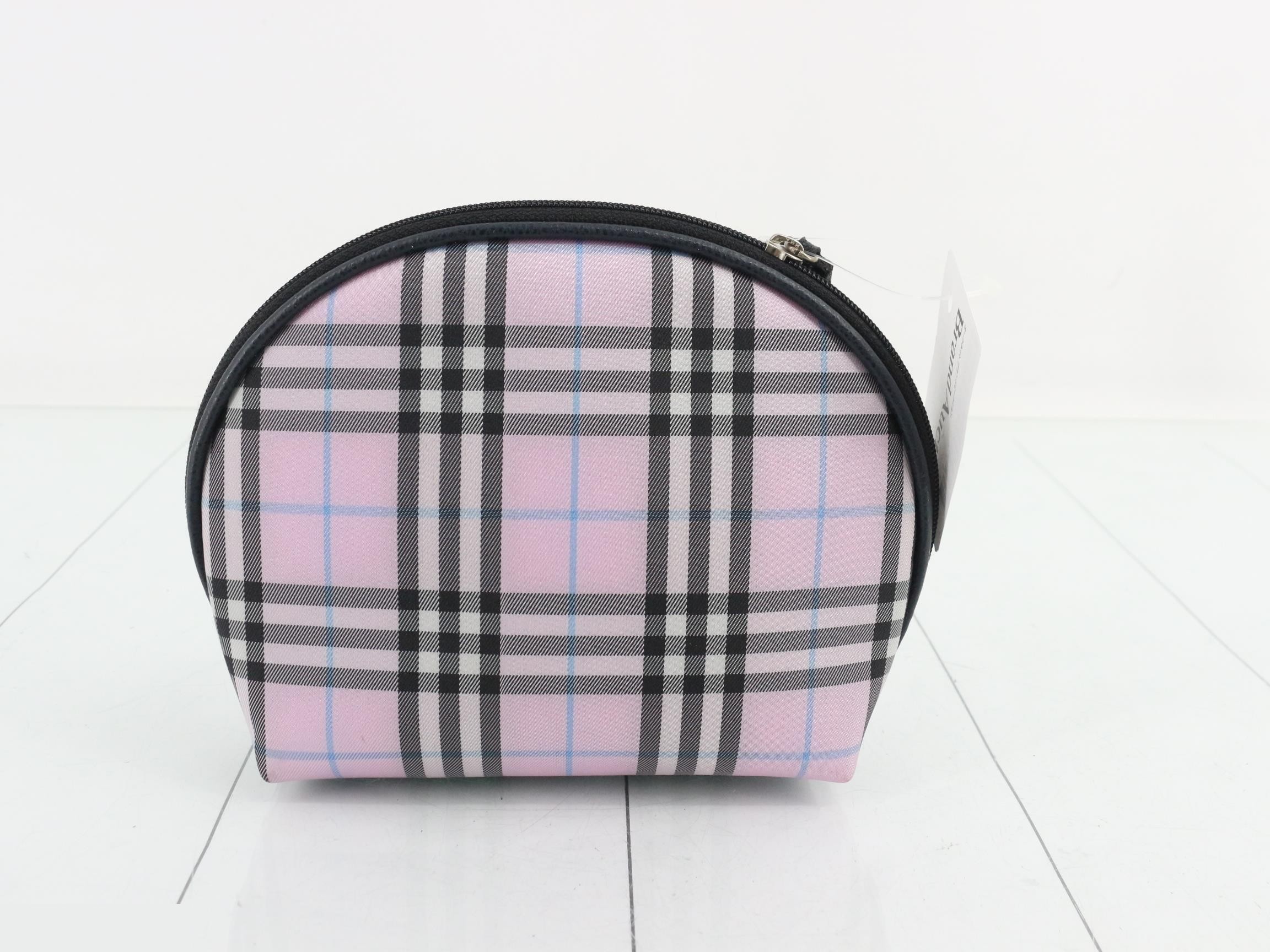 pink pouch, Nova check pattern. — view 2