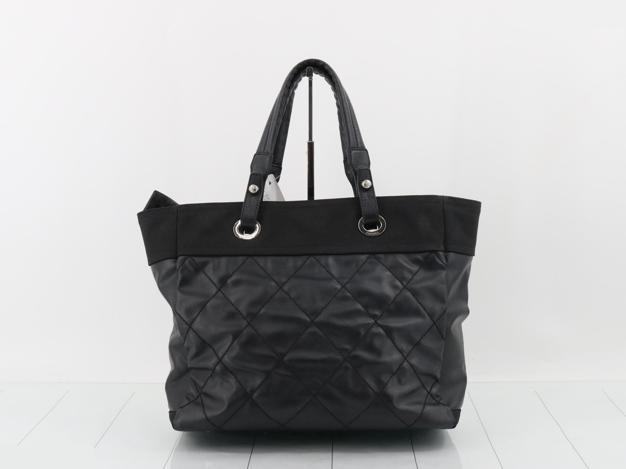 Paris Biarritz Tote Bag MM, Black, No. 16 — view 2