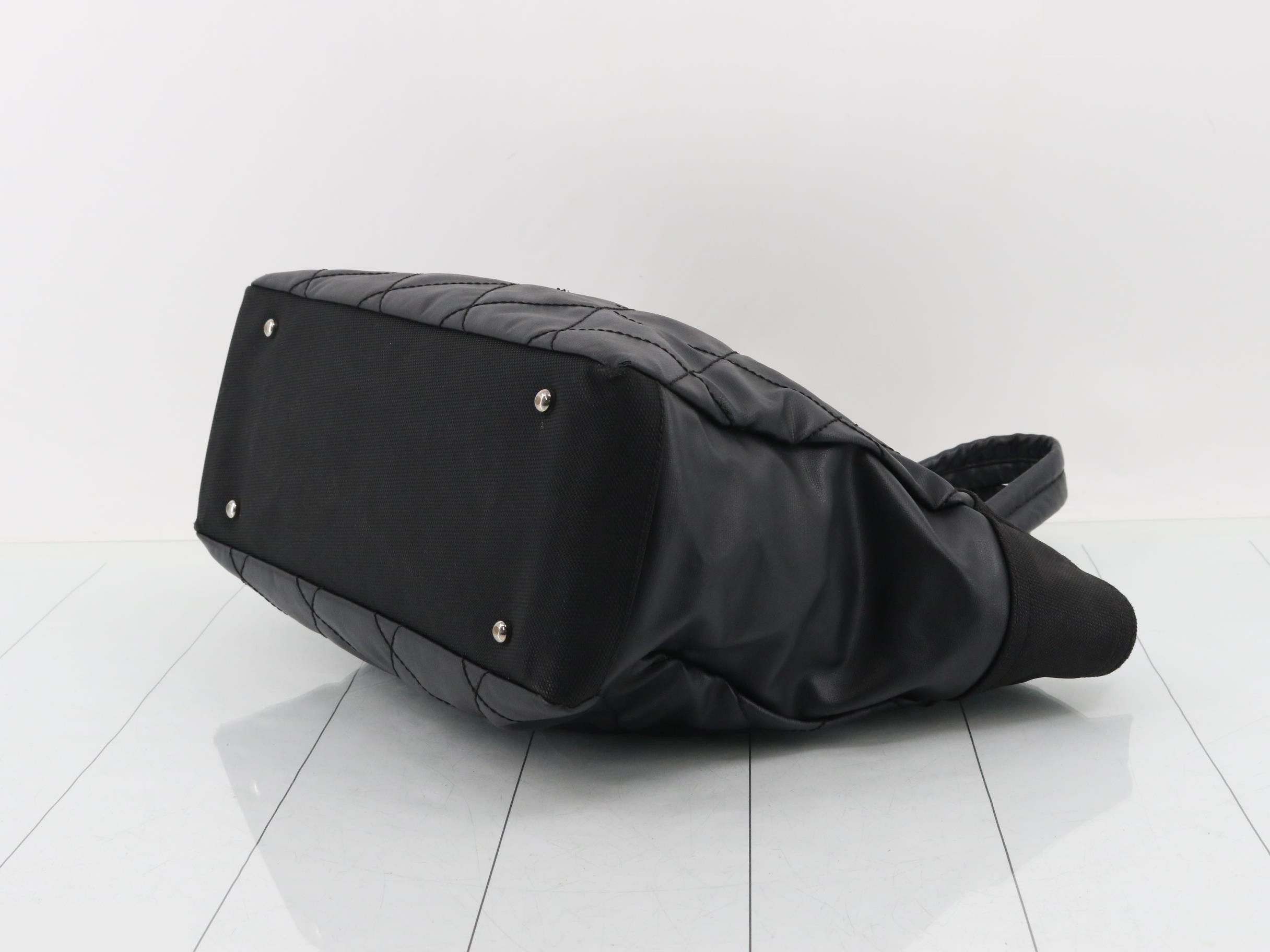 Paris Biarritz Tote Bag MM, Black, No. 16 — view 6