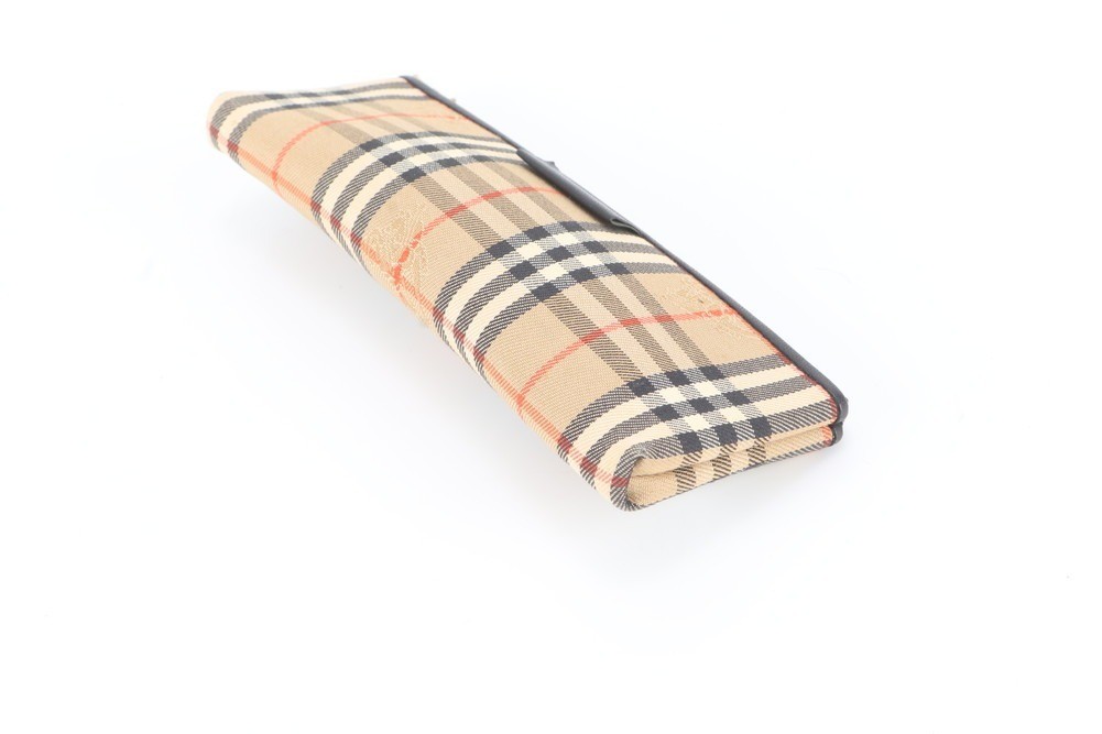 Nova Check Shadow Horse Leather Pen Case — view 3