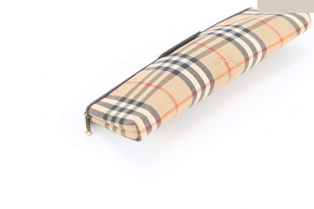 Nova Check Shadow Horse Leather Pen Case — view 4