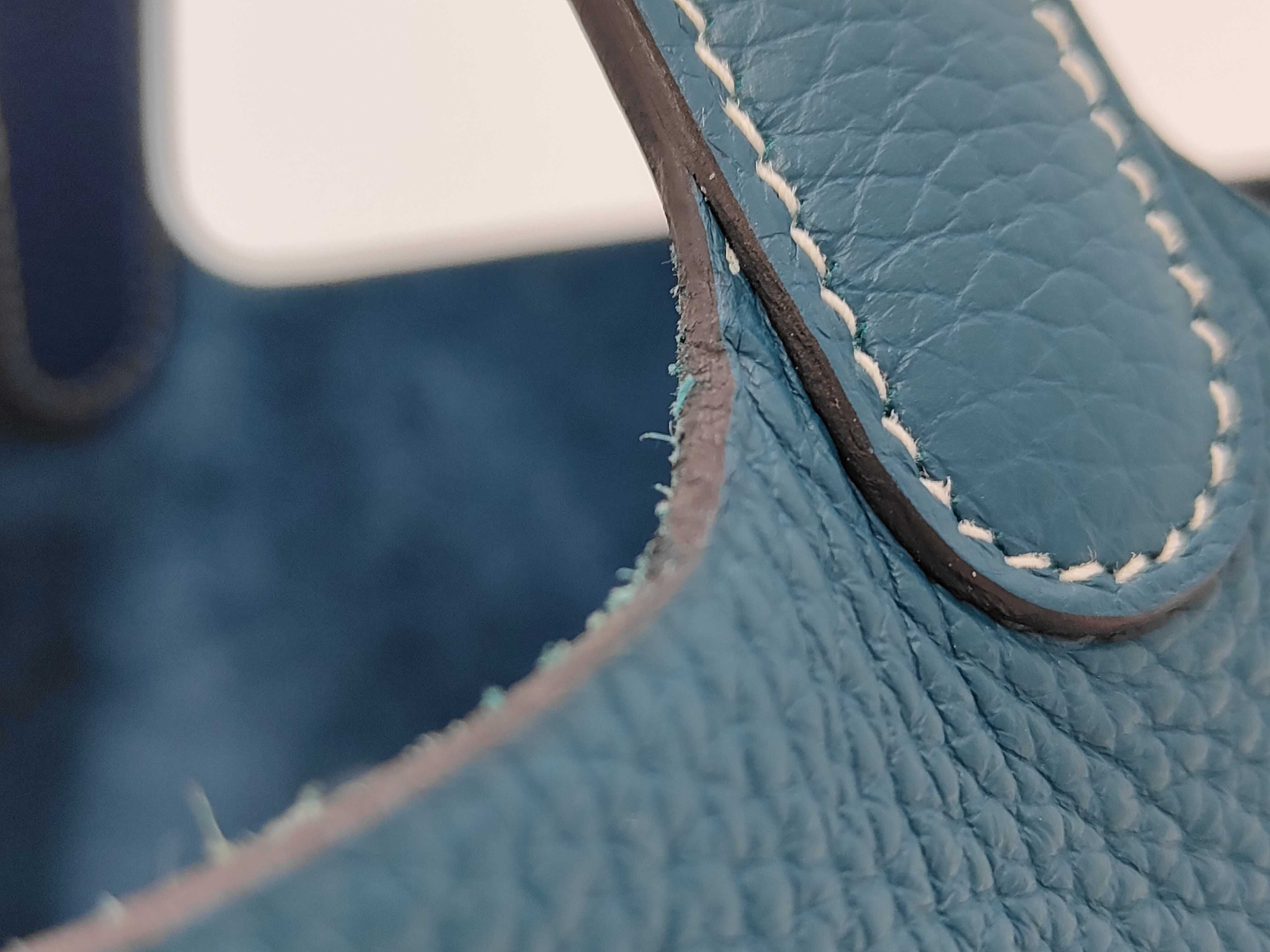 Picotin Lock PM Casaque/Blue Stamped Y Handbag — view 3