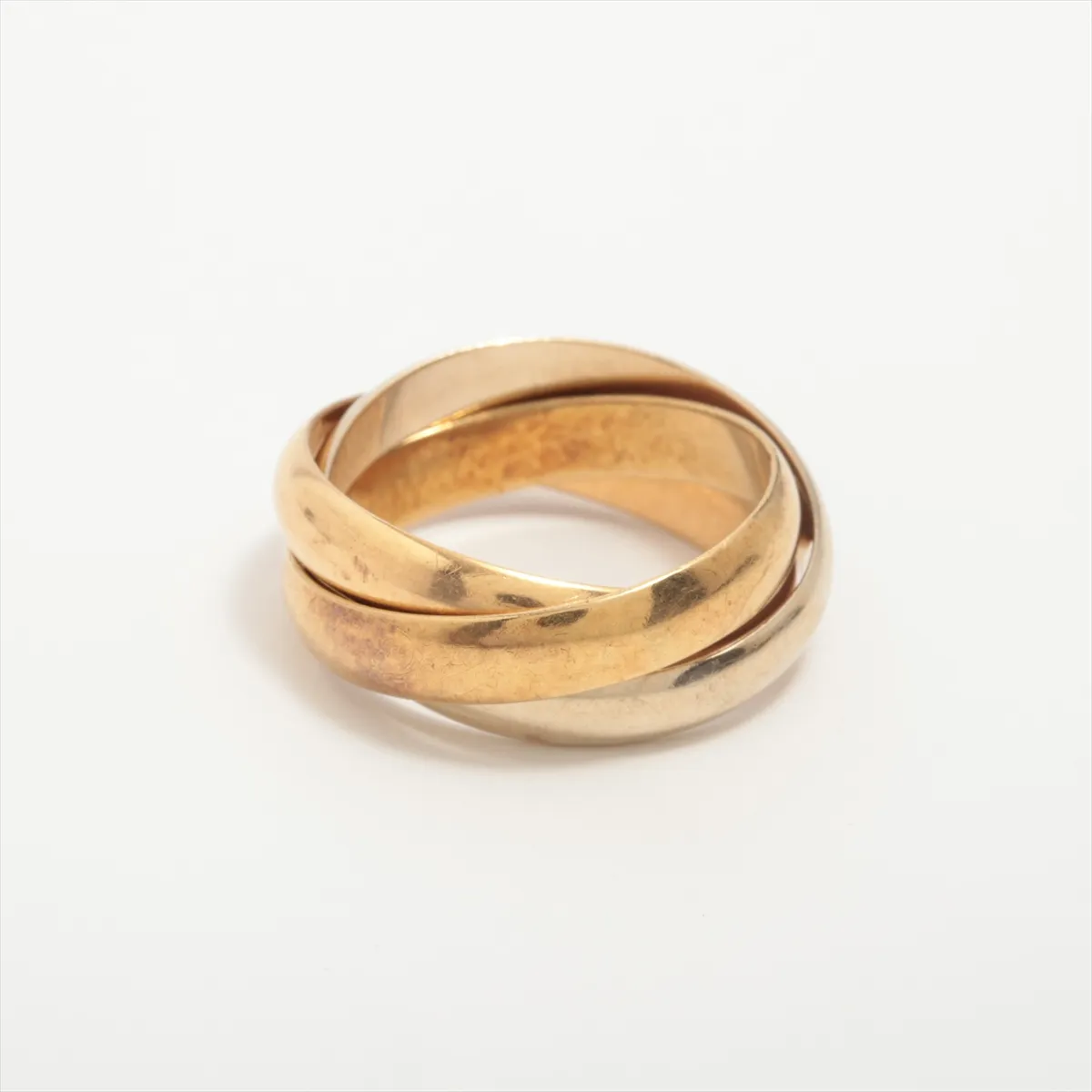 Trinity Ring 750 (Yellow Gold x Pink Gold x White Gold) 7.7g Size 51 Metal — view 2