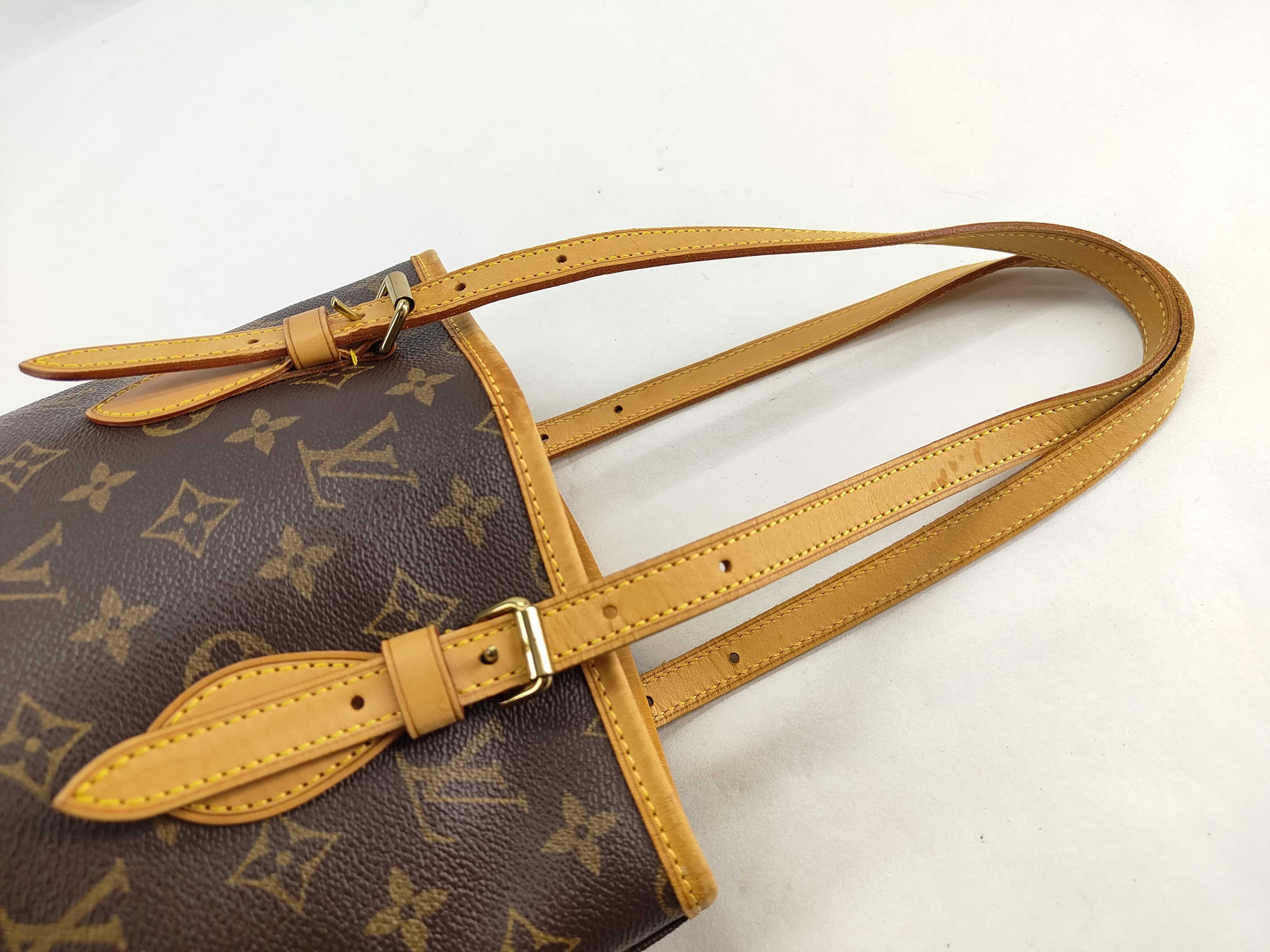 Monogram Tote Bag (Bucket PM, Petite Bucket) - No stickiness. — view 4