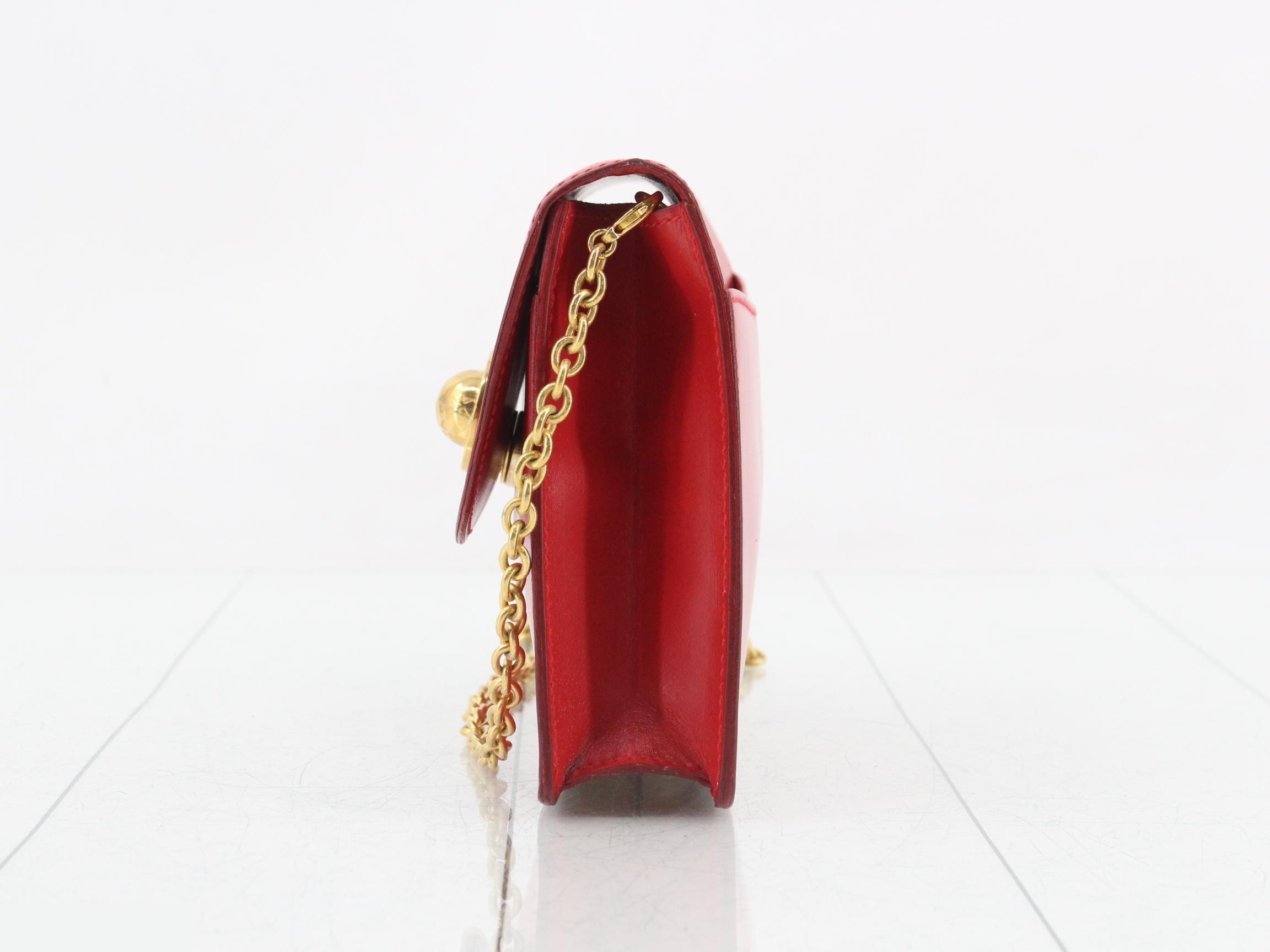 Starball Leather Mini Chain Shoulder Bag — view 3