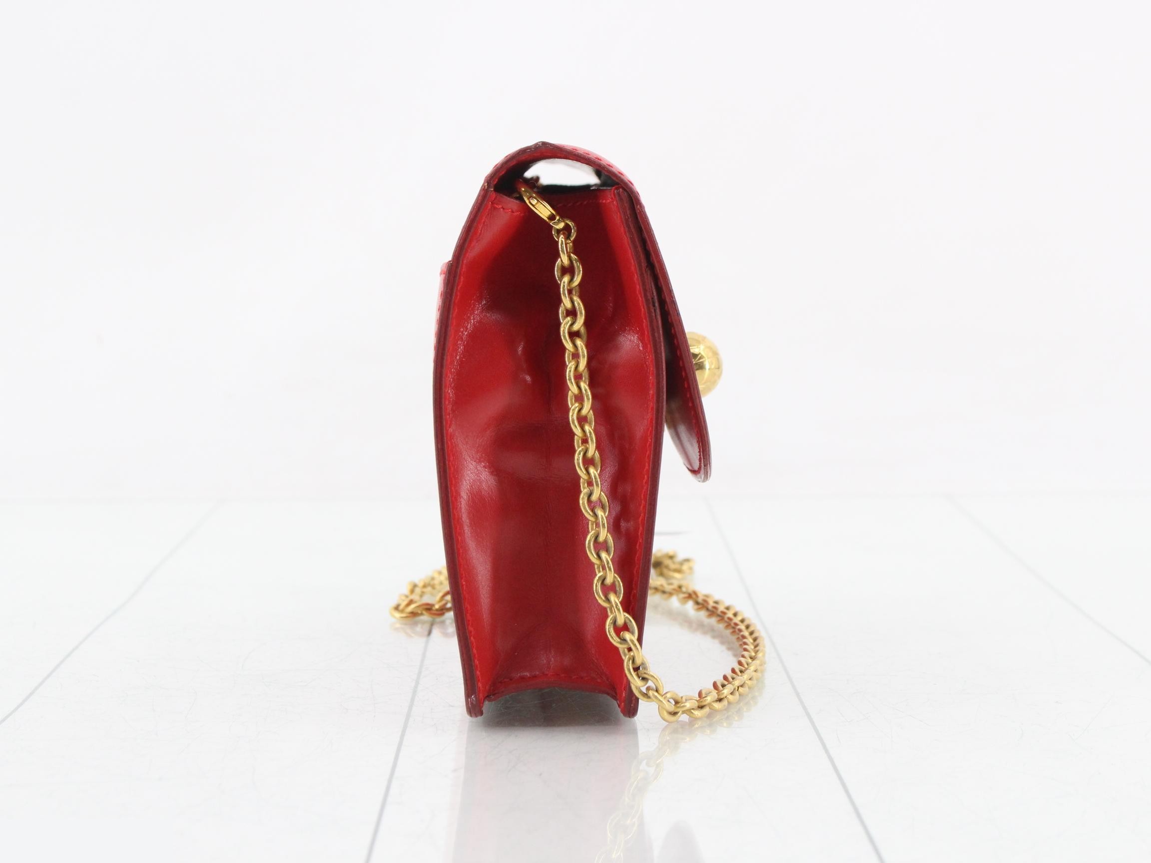 Starball Leather Mini Chain Shoulder Bag — view 4