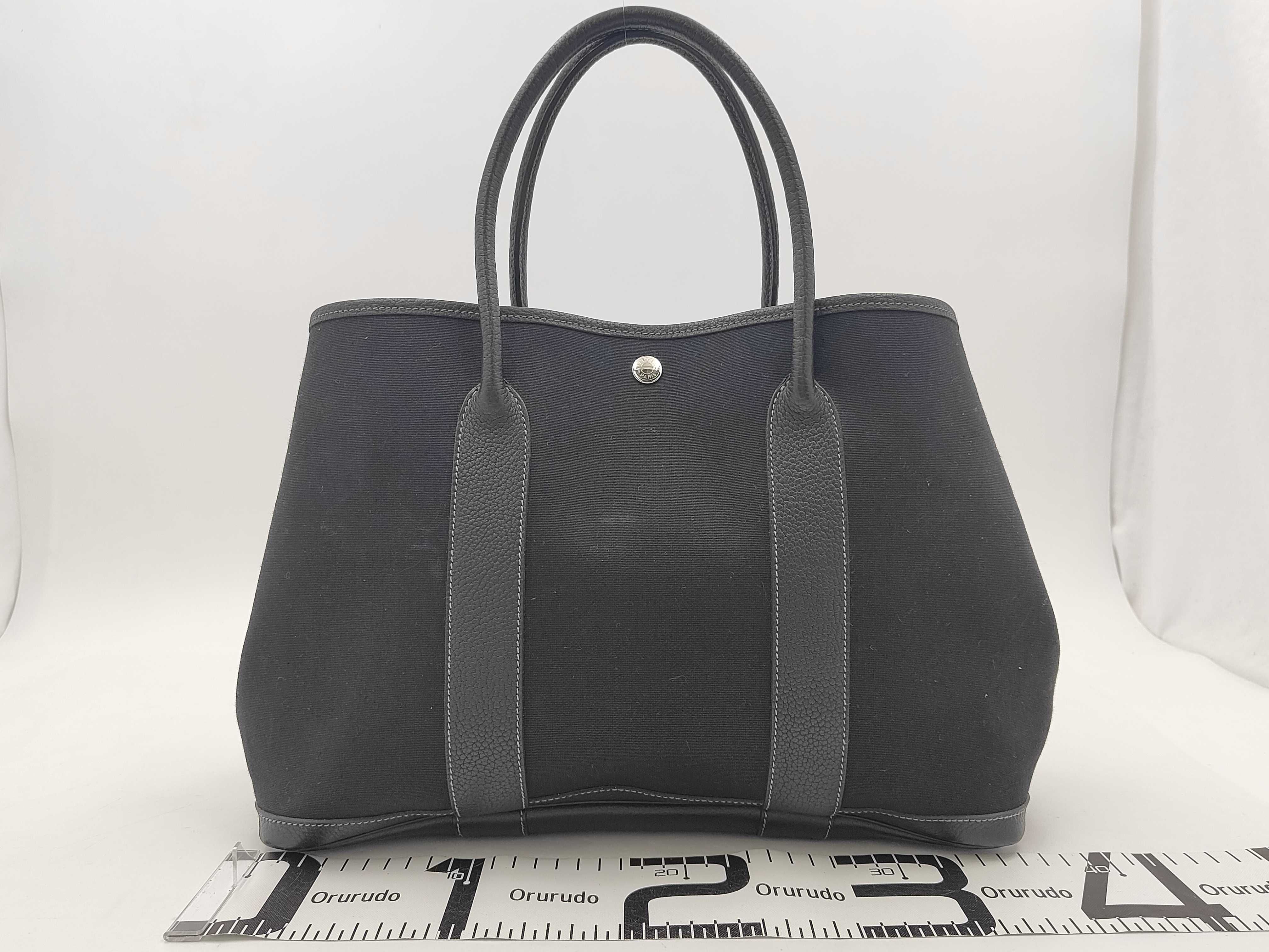 Garden Party MM Toile Officier x Country Black Silver Hardware T: 2015 Tote Bag — view 2
