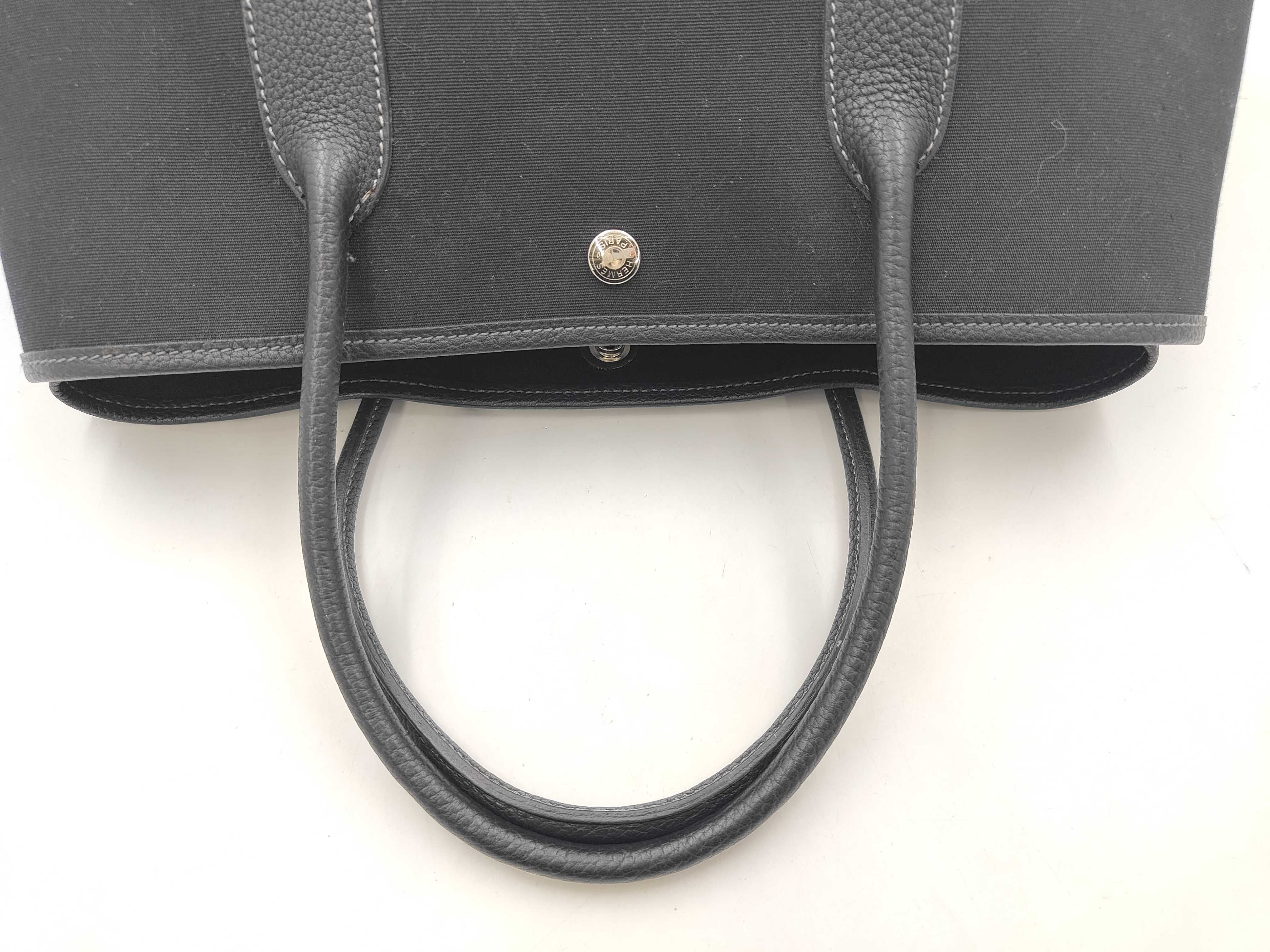 Garden Party MM Toile Officier x Country Black Silver Hardware T: 2015 Tote Bag — view 3