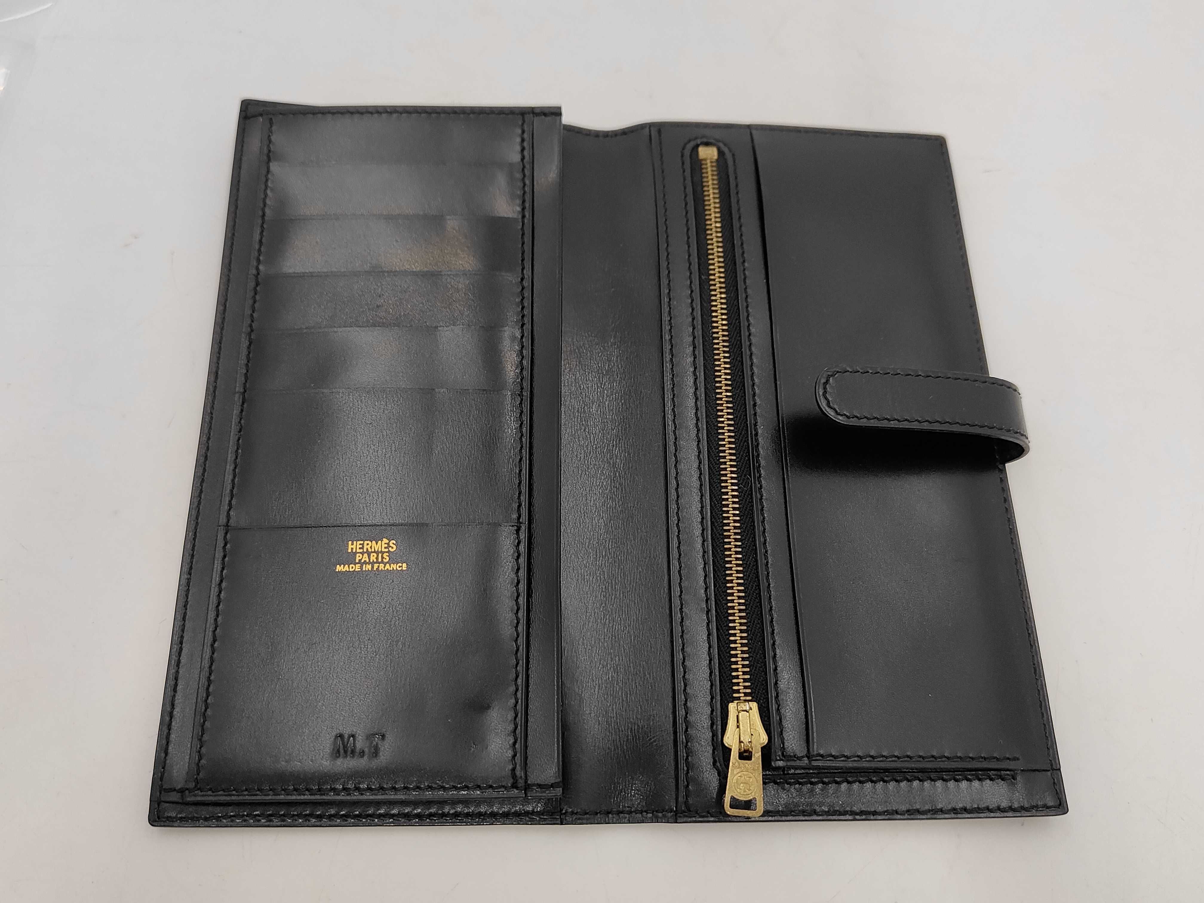 Saumur Diane Box Calf Wallet Black X: 1994 Wallet — view 4
