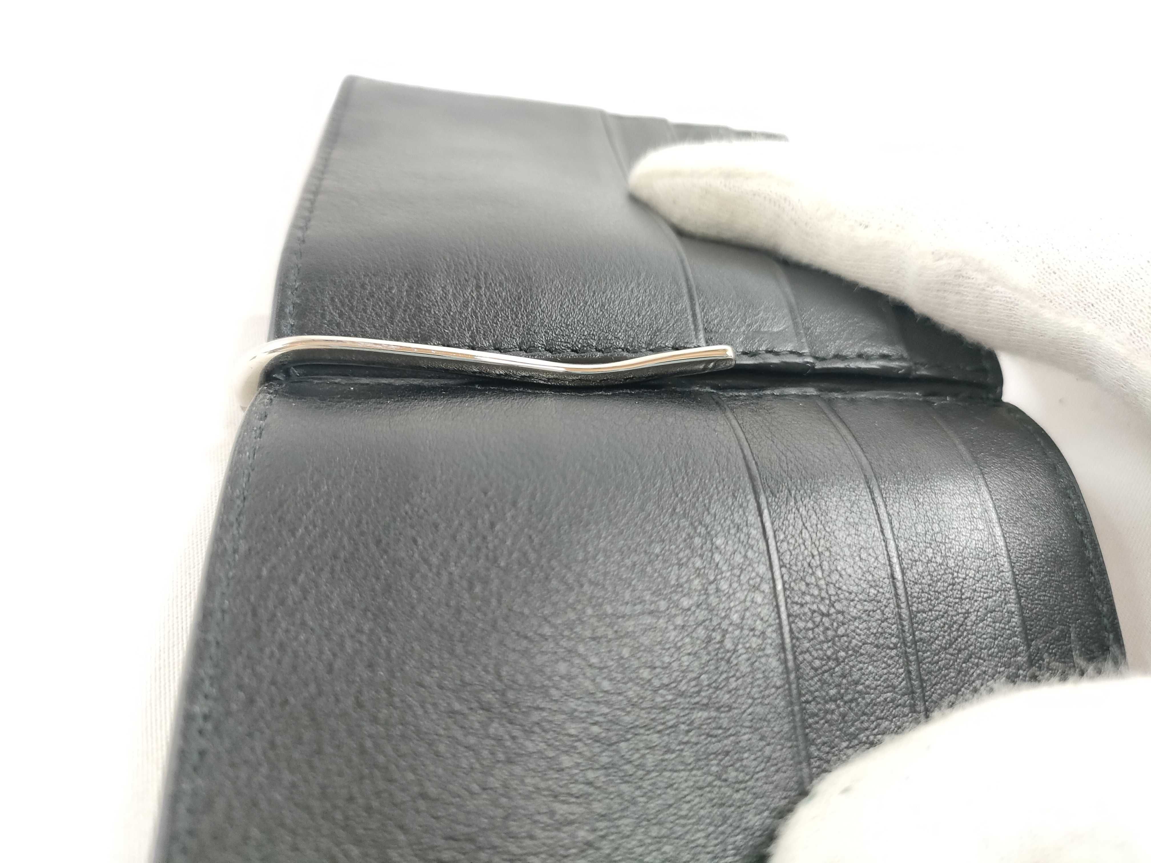 Guccissima Leather Black Wallet Money Clip 544478 Billfold — view 10