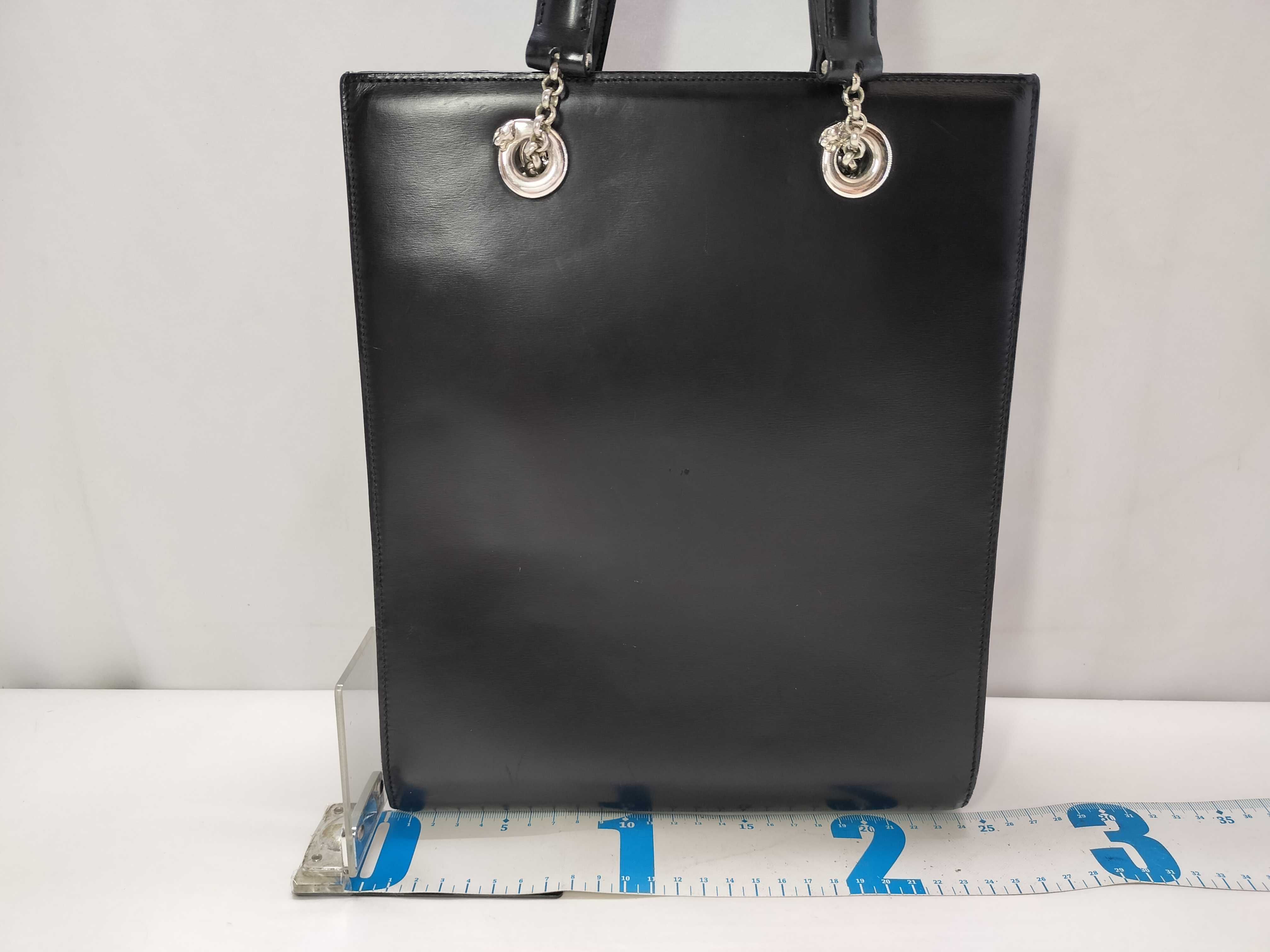 Panthère Leather Tote Bag — view 2