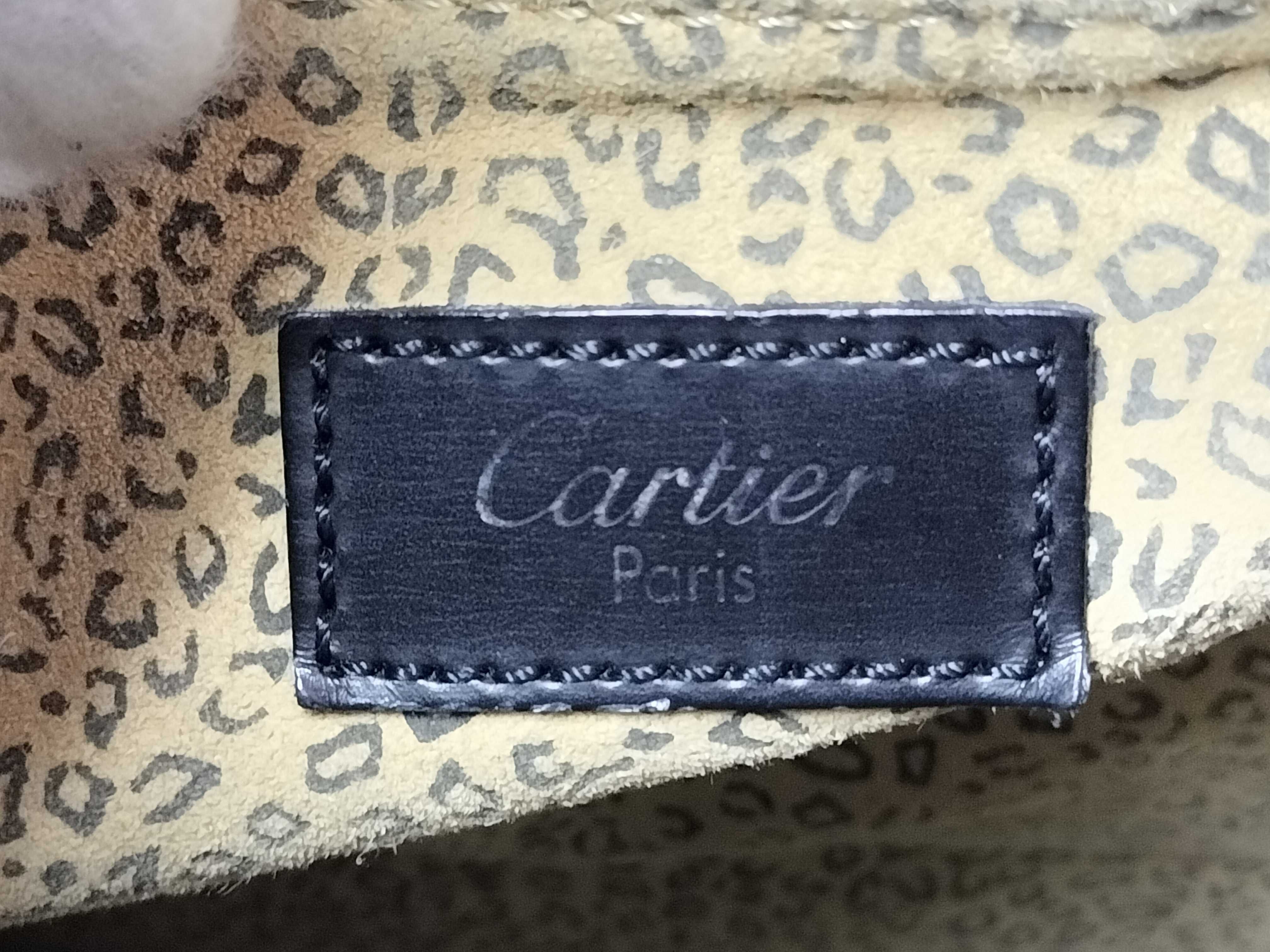 Panthère Leather Tote Bag — view 8