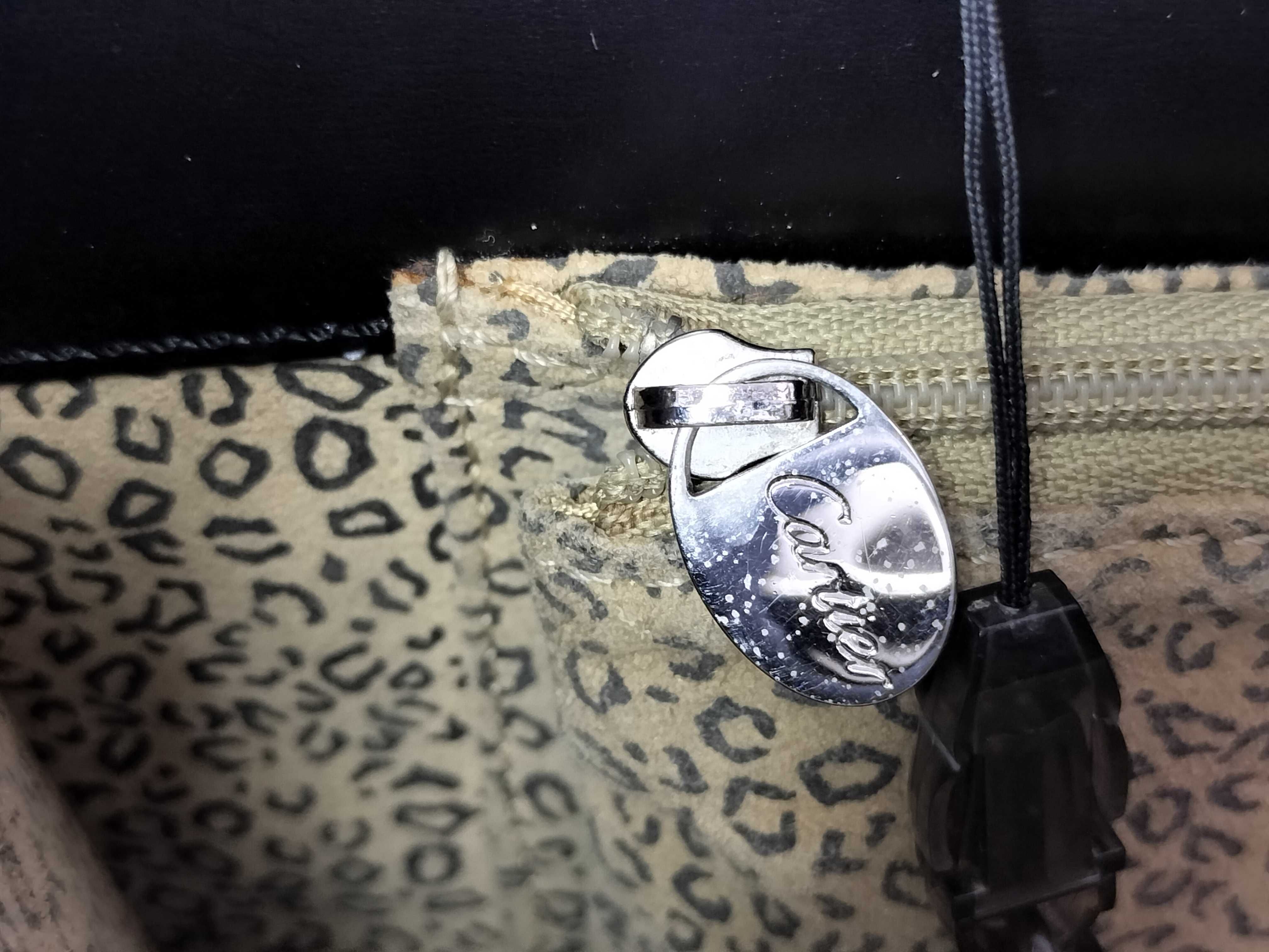 Panthère Leather Tote Bag — view 10