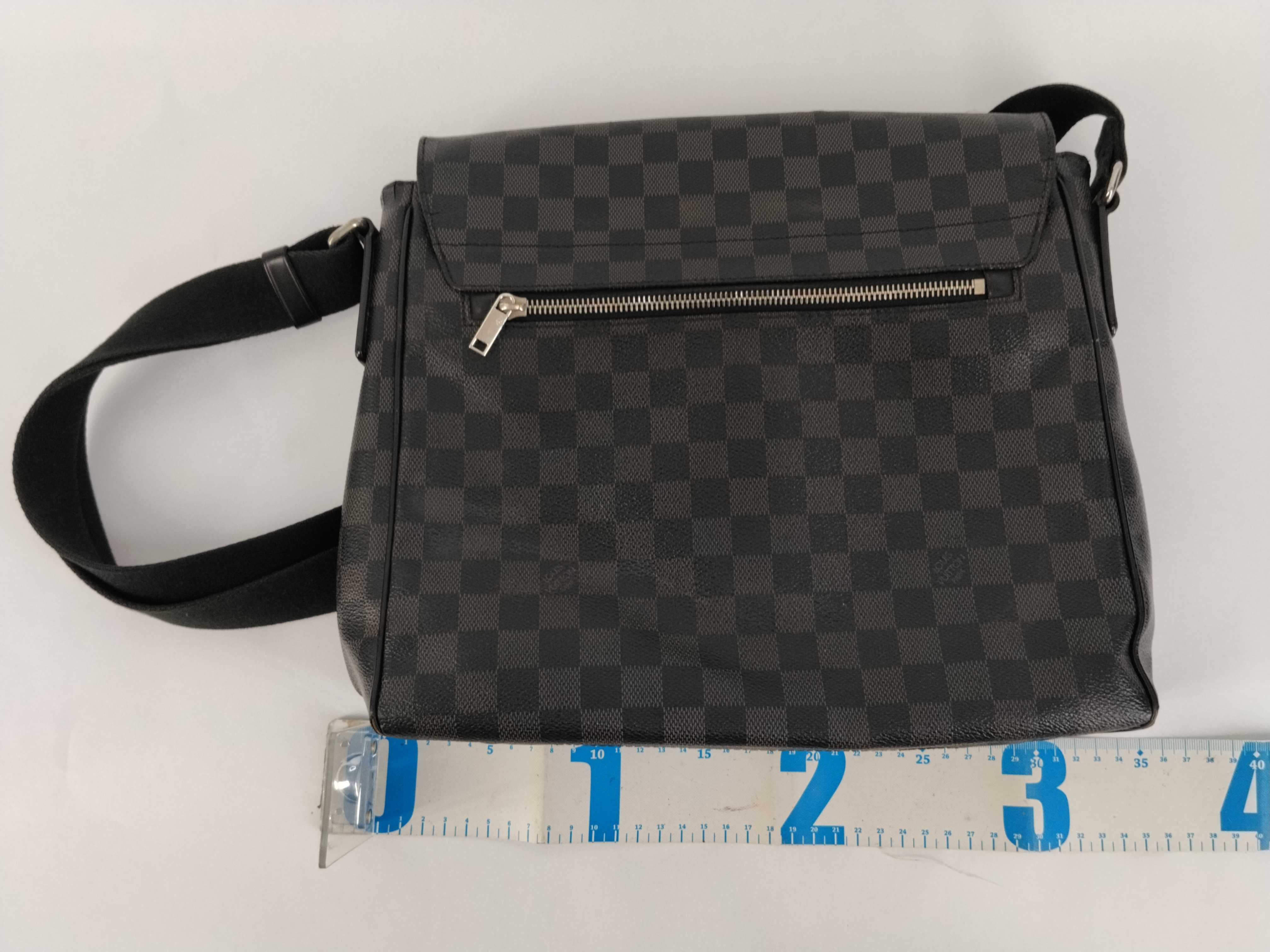 Damier Graphite District Shoulder Bag — view 2