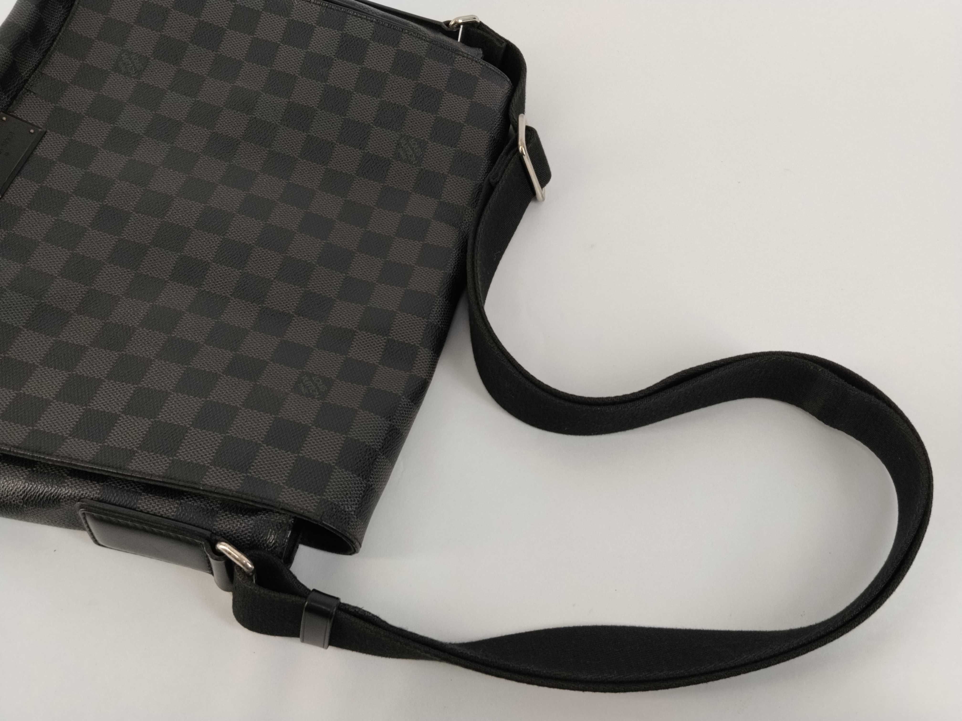 Damier Graphite District Shoulder Bag — view 3