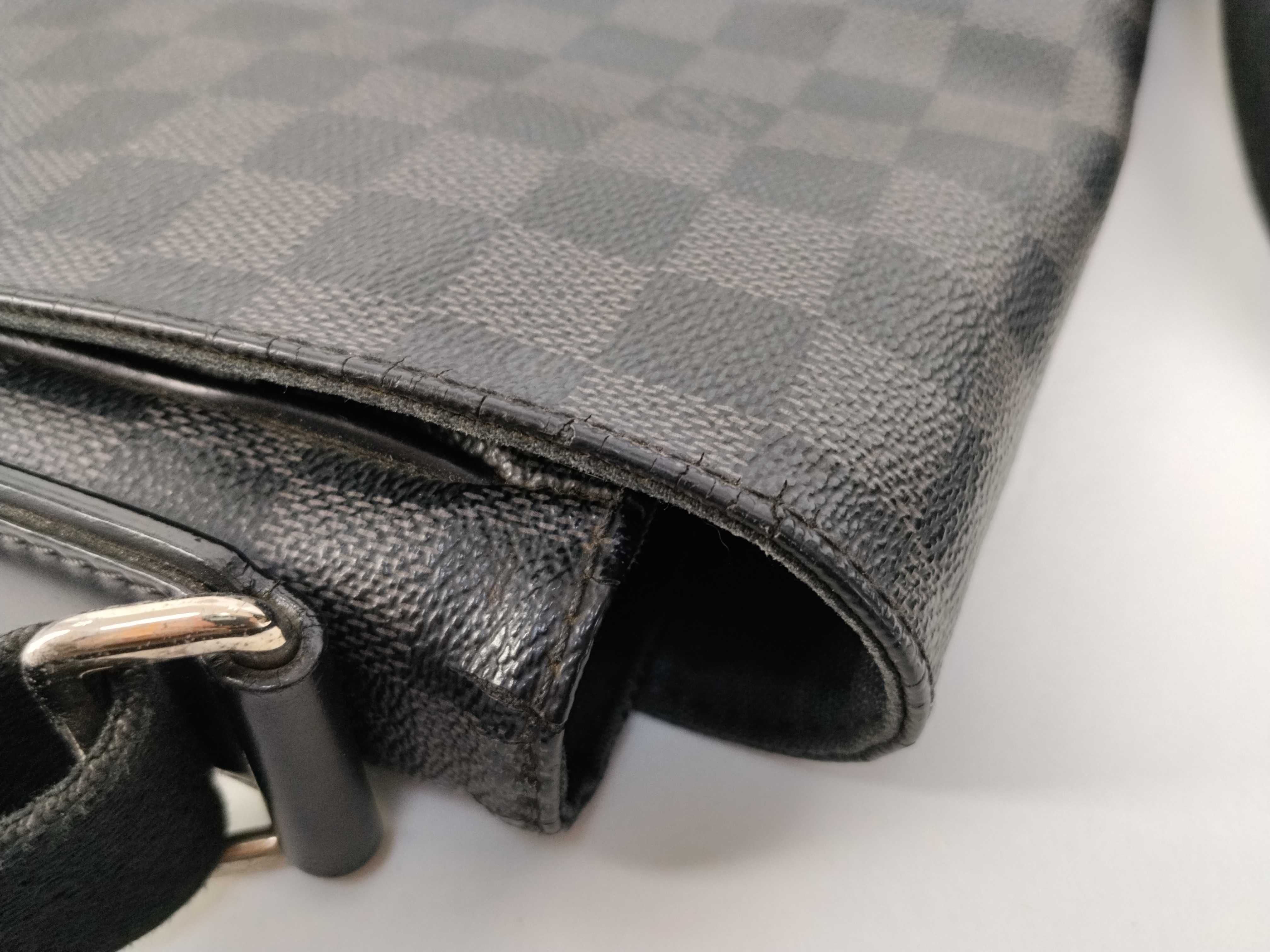 Damier Graphite District Shoulder Bag — view 6