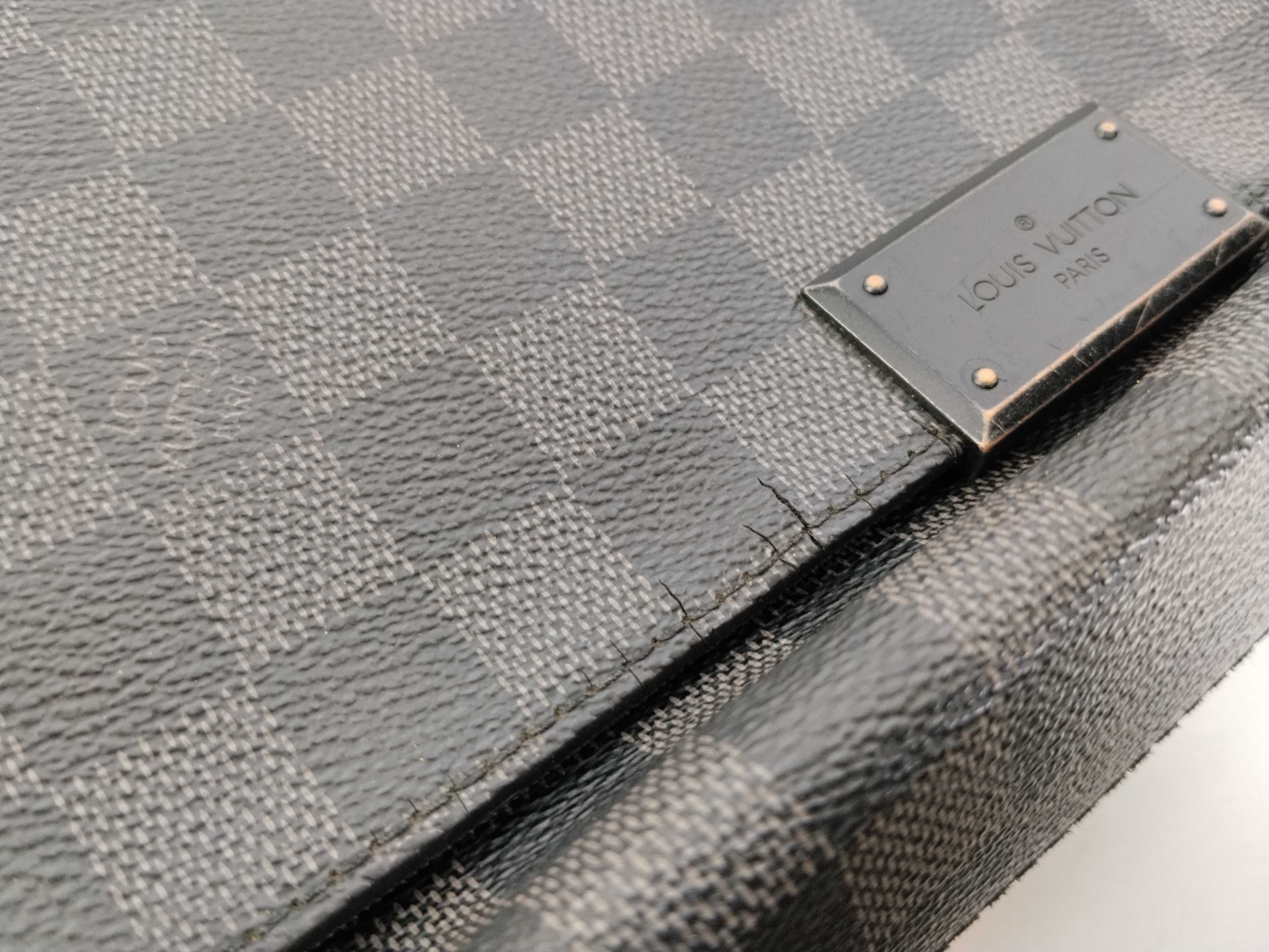 Damier Graphite District Shoulder Bag — view 10