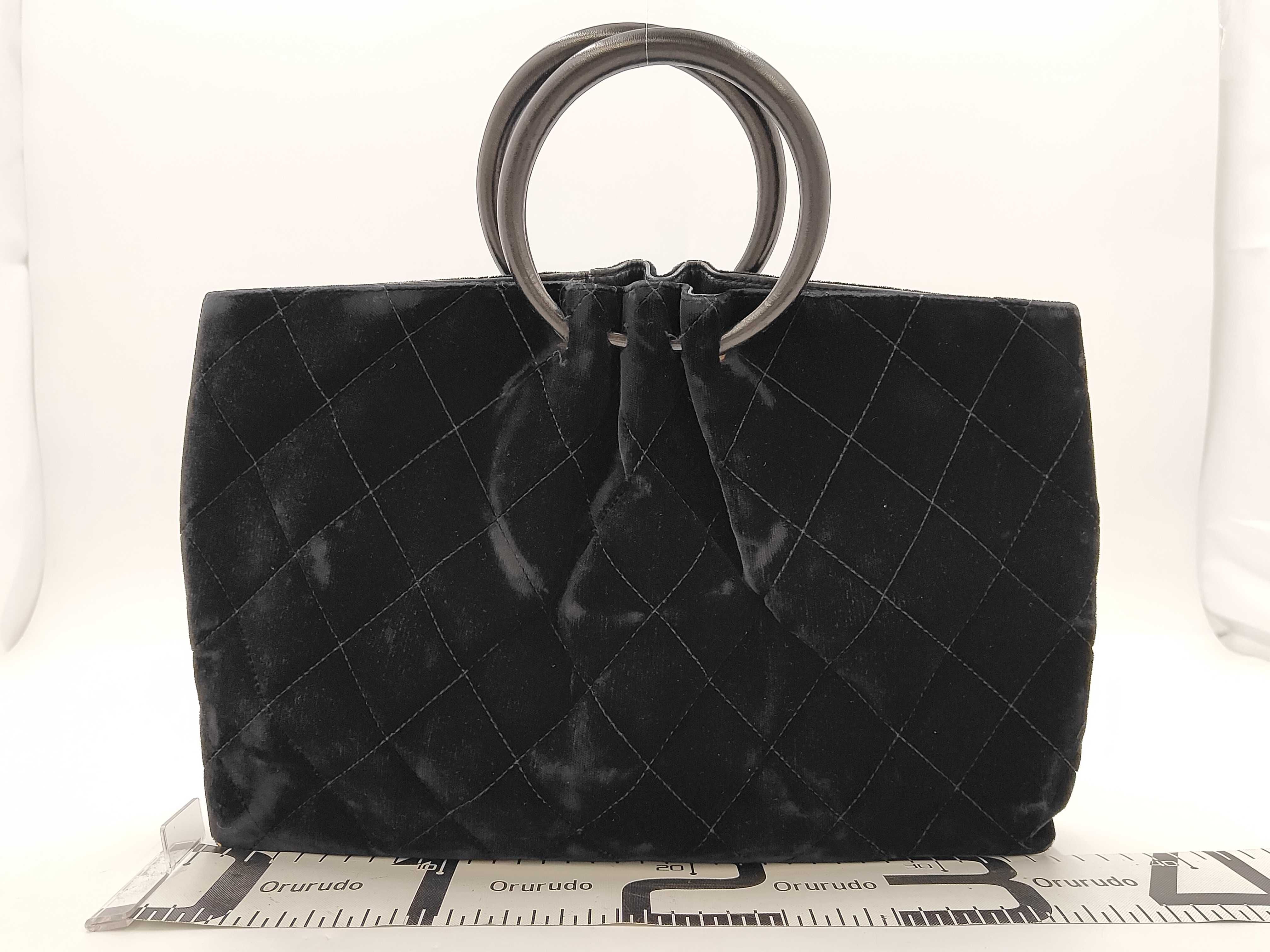 velour handbag — view 2