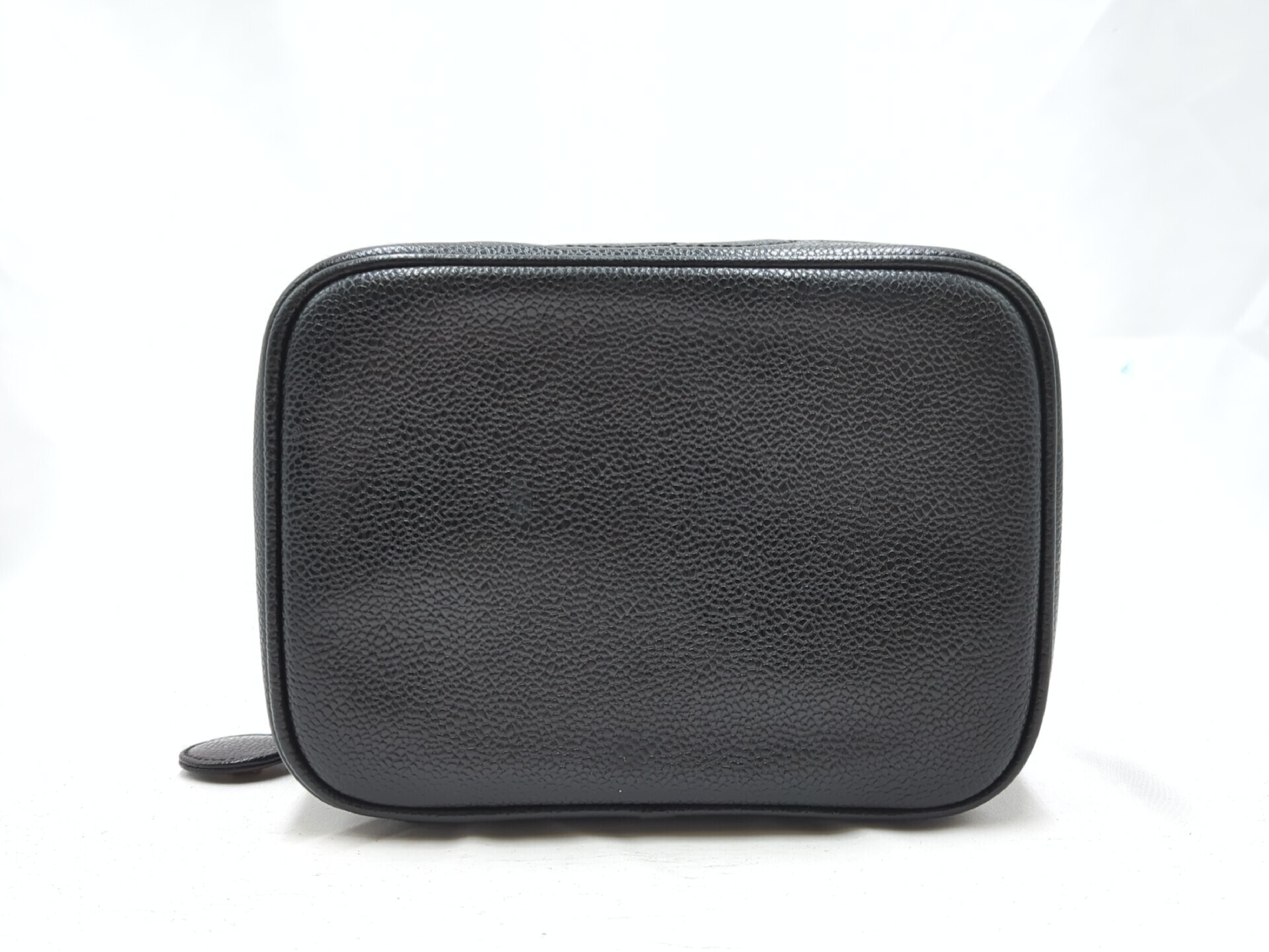 Caviar Skin Black Vanity Bag (Series 3, Horizontal) — view 5