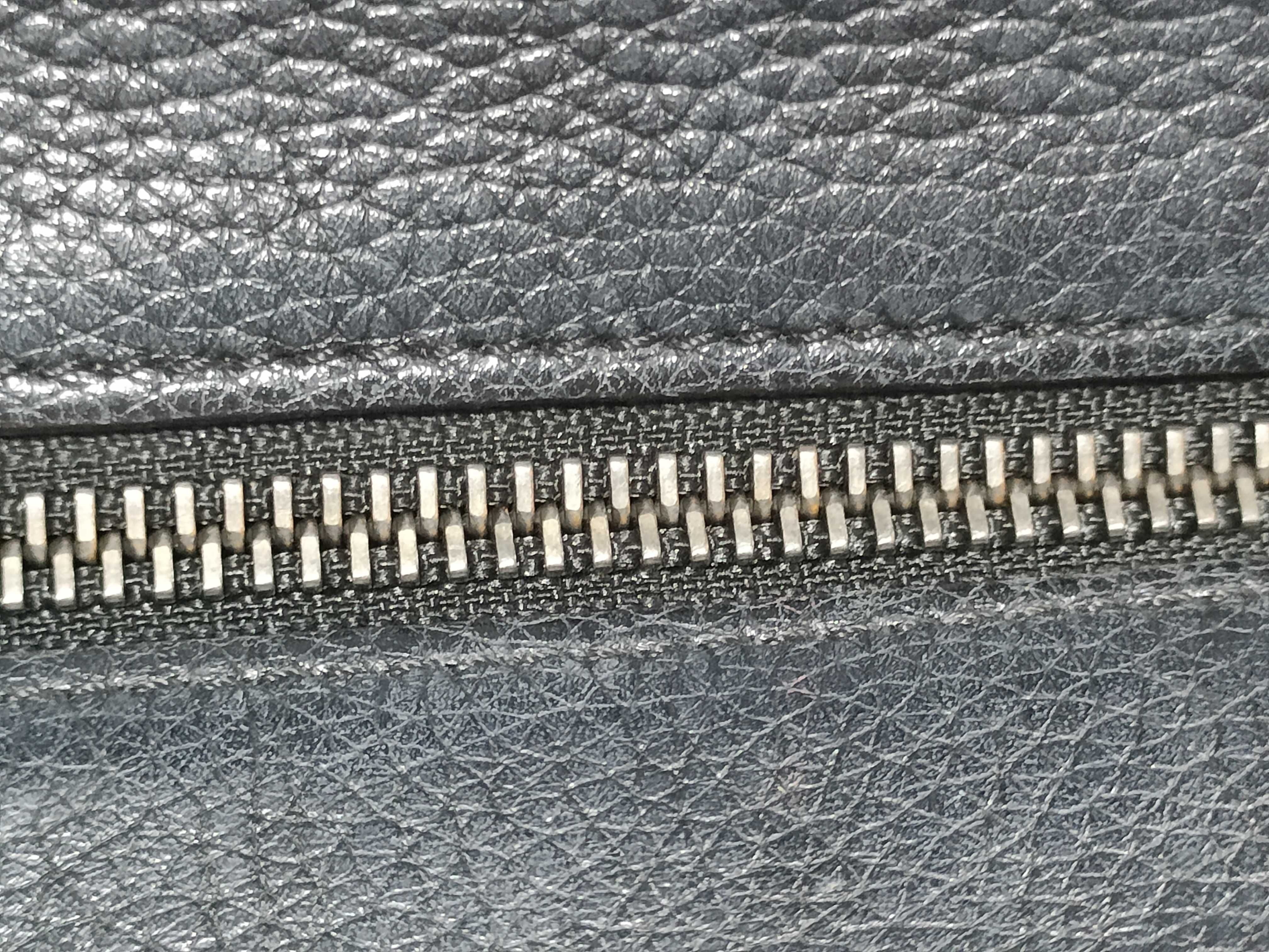 Luggage Nano Shopper Leather 2-Way Handbag, Black — view 12