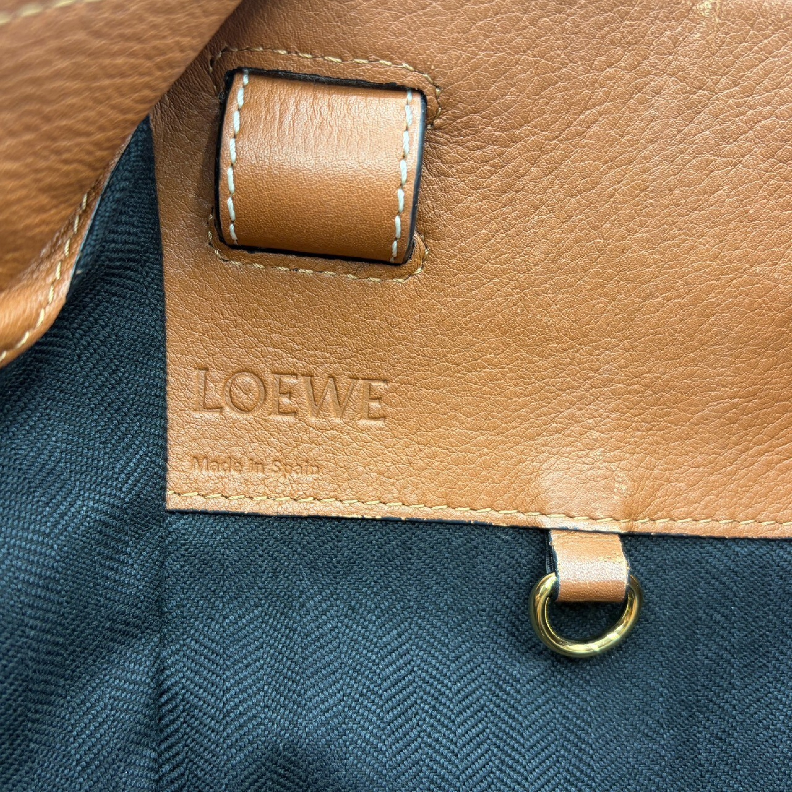 Hammock Medium Denim Leather Handbag — view 10