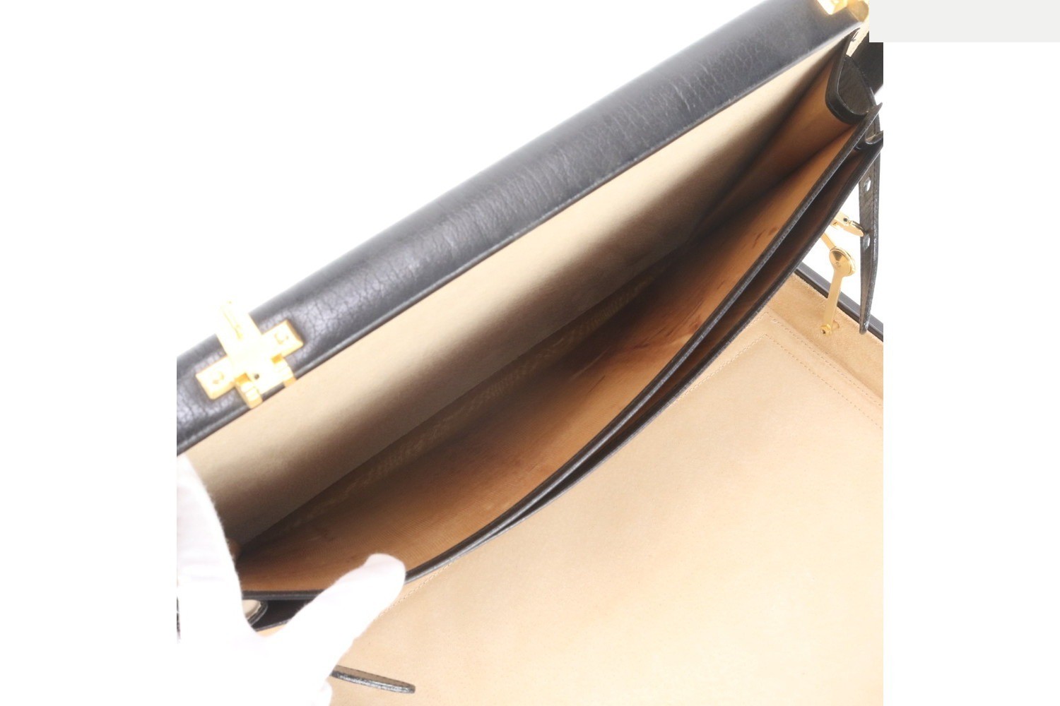 Leather trunk, hard case, Boston bag, suitcase — view 9