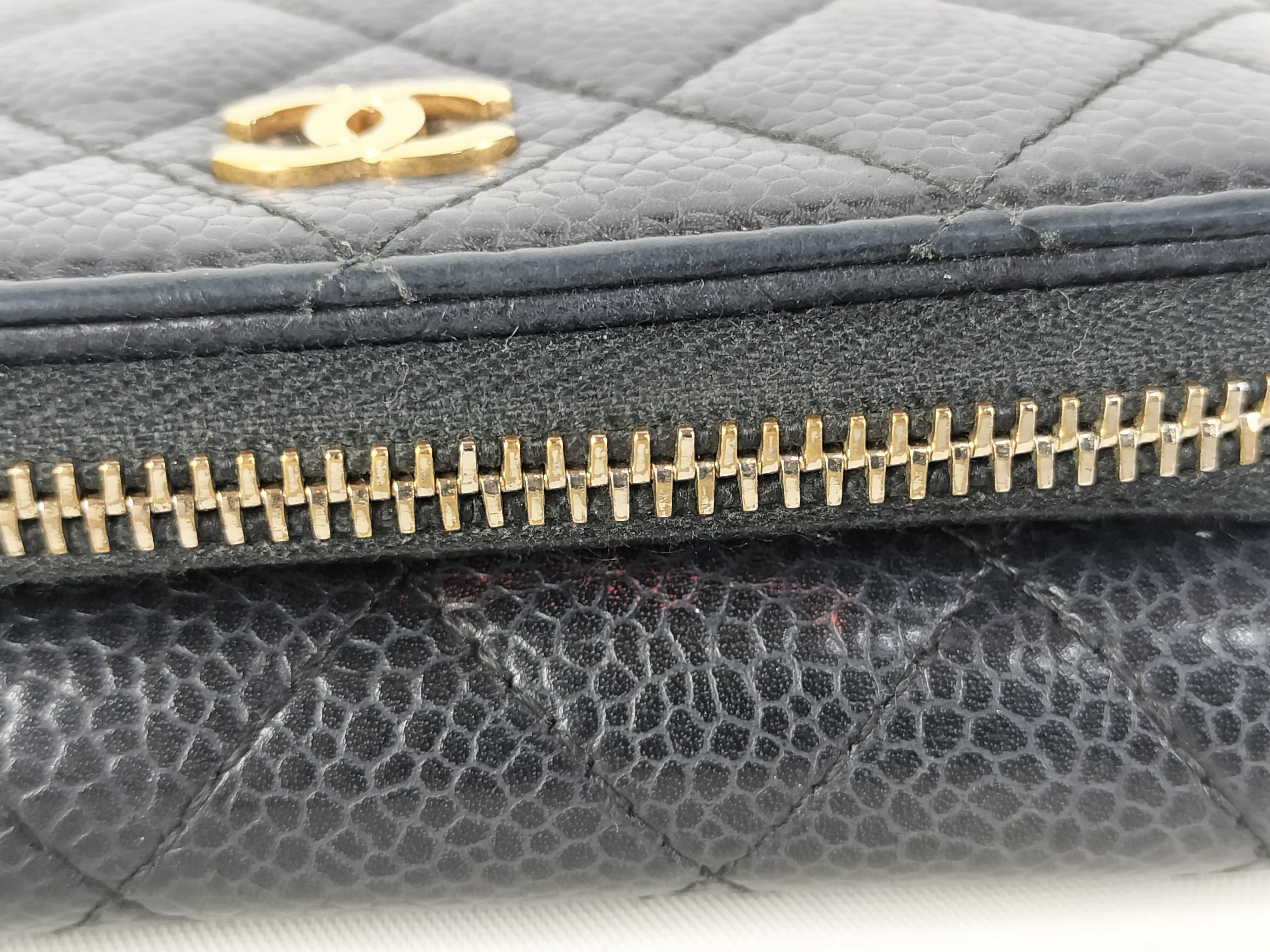 Caviar Skin Tri-fold Wallet — view 5