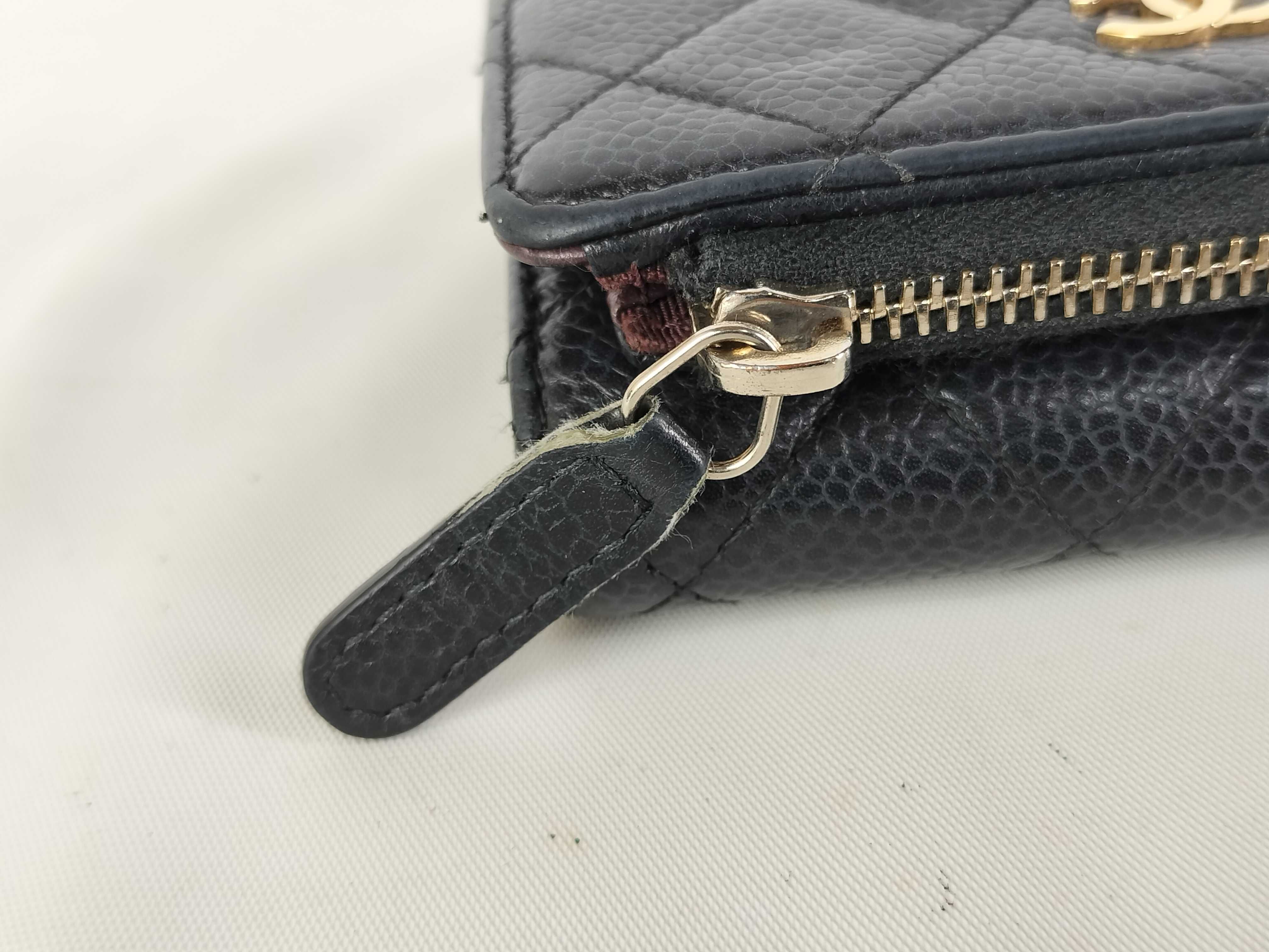 Caviar Skin Tri-fold Wallet — view 6