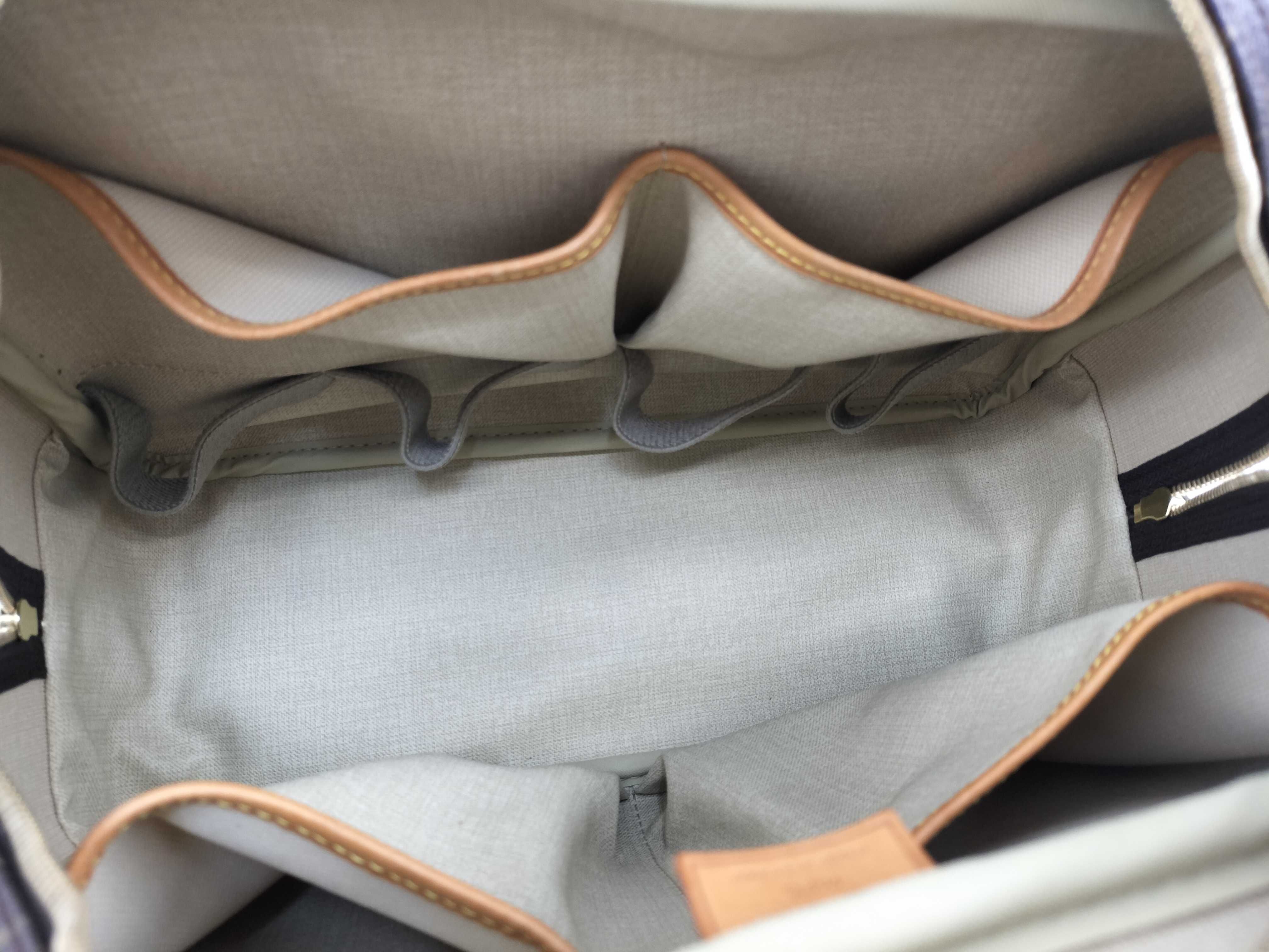 Monogram LOUIS_VUITTON M47270 Bowling Vanity MS0082 Handbag with dust bag, name tag, and padlock. — view 11