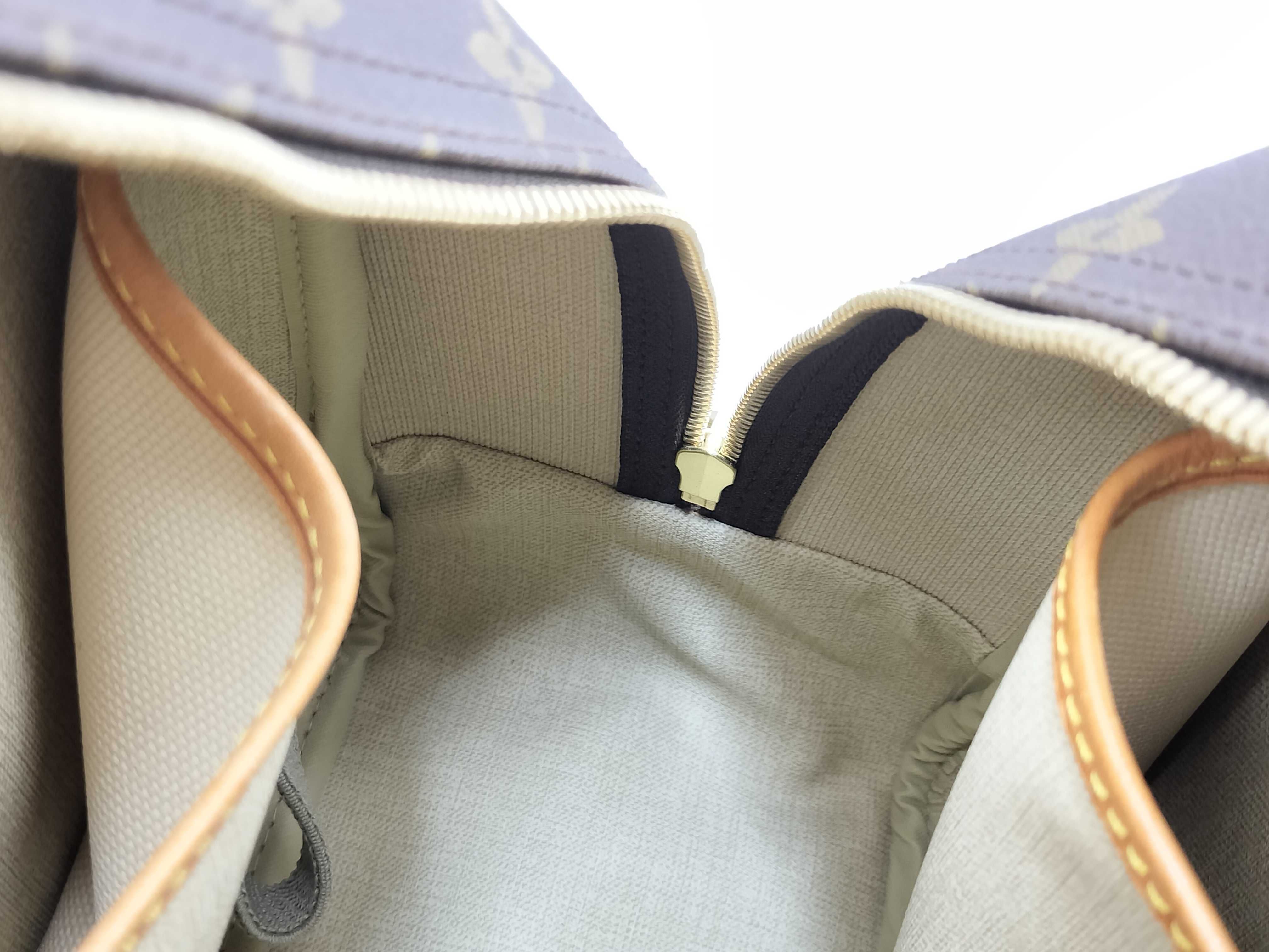 Monogram LOUIS_VUITTON M47270 Bowling Vanity MS0082 Handbag with dust bag, name tag, and padlock. — view 12