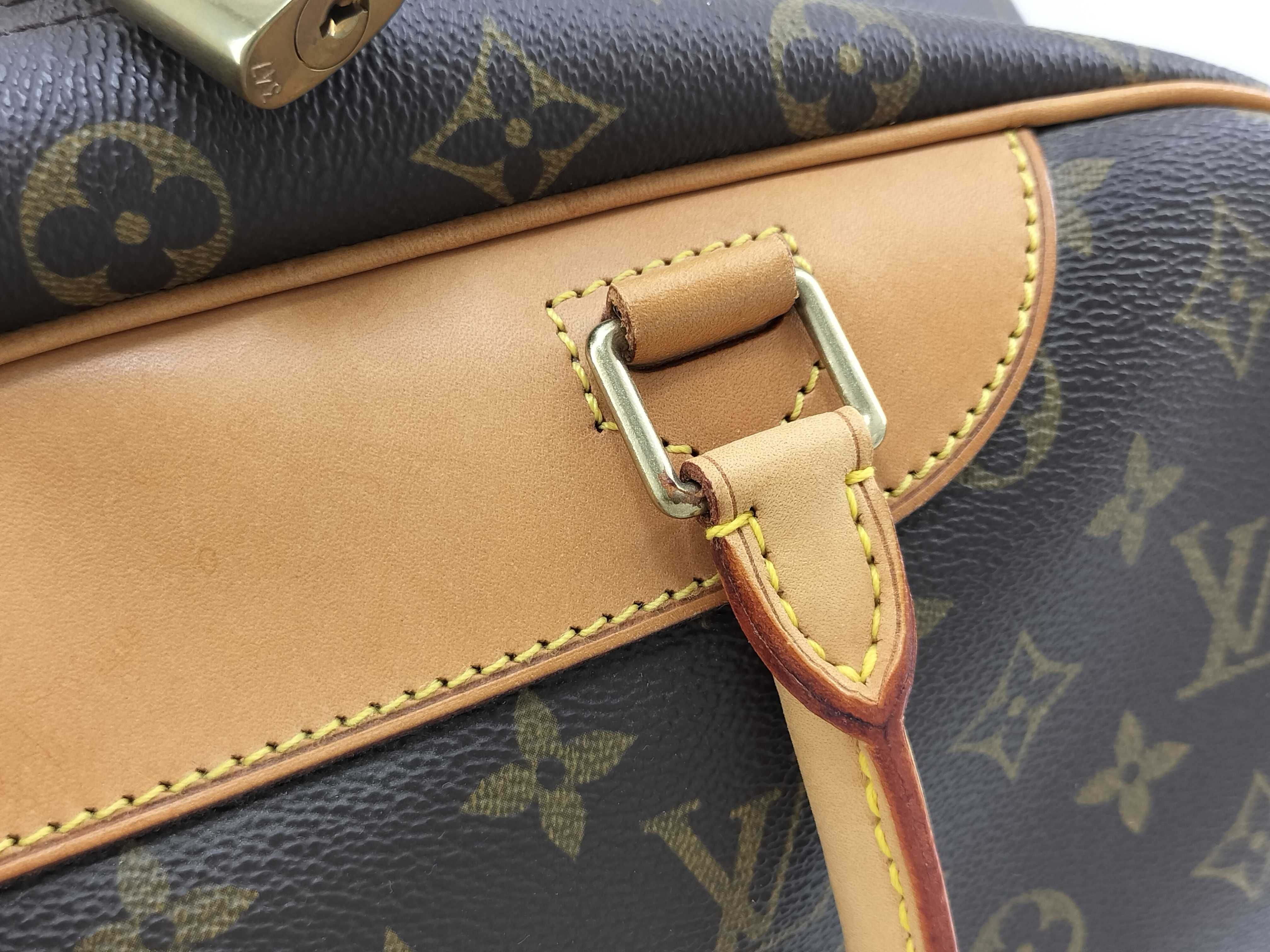 Monogram LOUIS_VUITTON M47270 Bowling Vanity MS0082 Handbag with dust bag, name tag, and padlock. — view 8