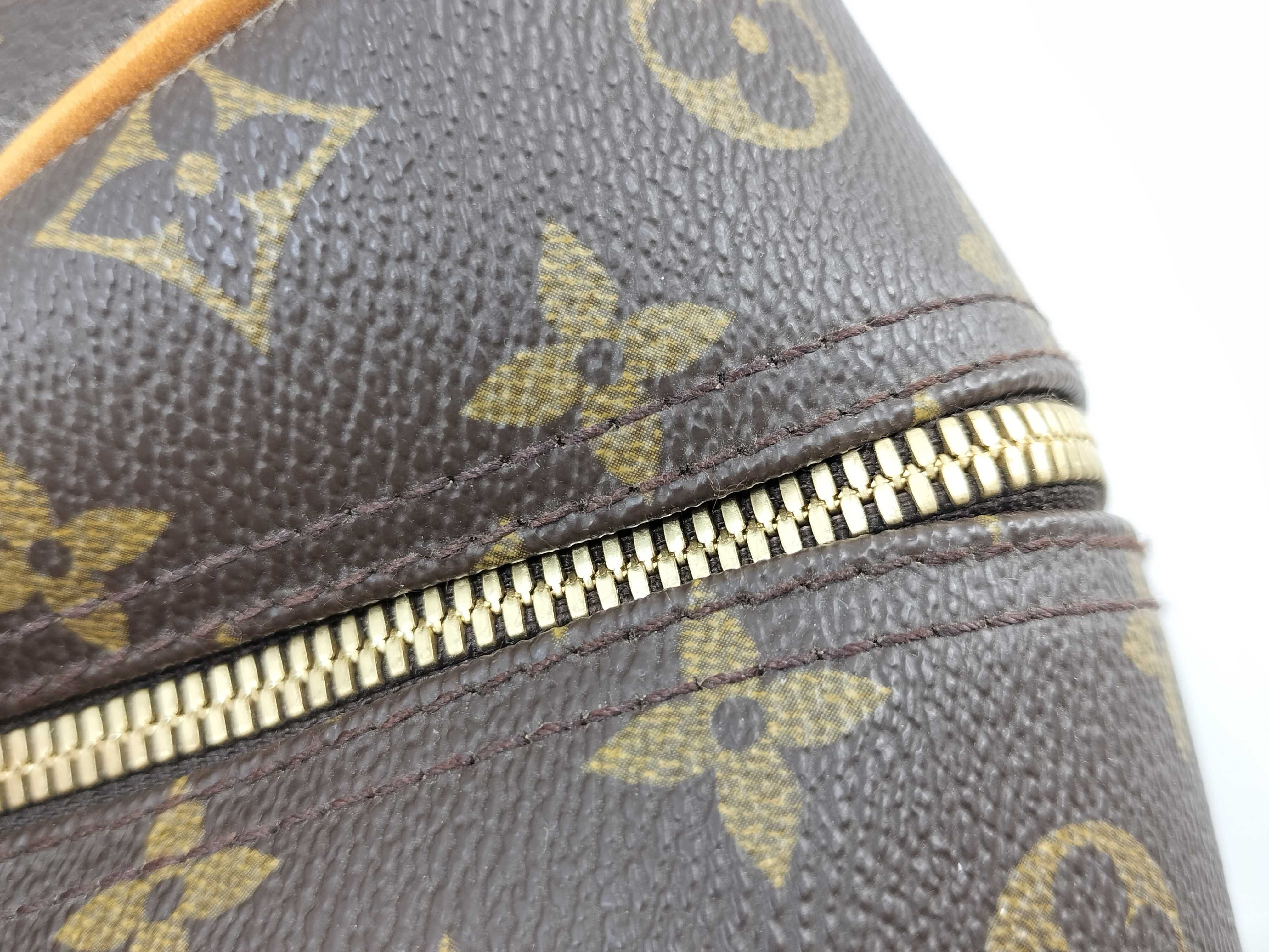 Monogram LOUIS_VUITTON M47270 Bowling Vanity MS0082 Handbag with dust bag, name tag, and padlock. — view 10