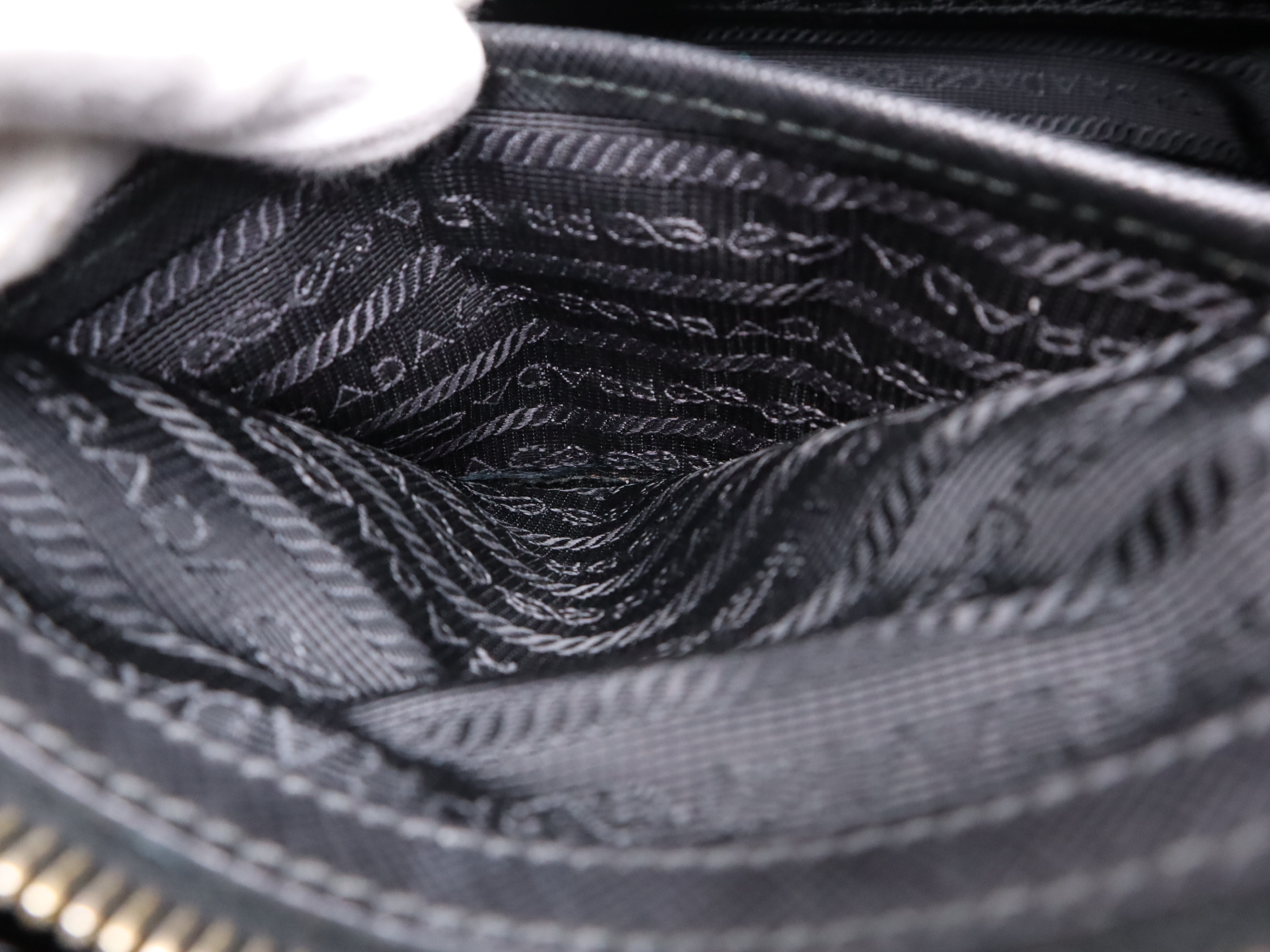 BN2274 Leather Galleria Saffiano Black Tote Bag with Gold Hardware, Charm, Card, and Dust Bag Included — view 12