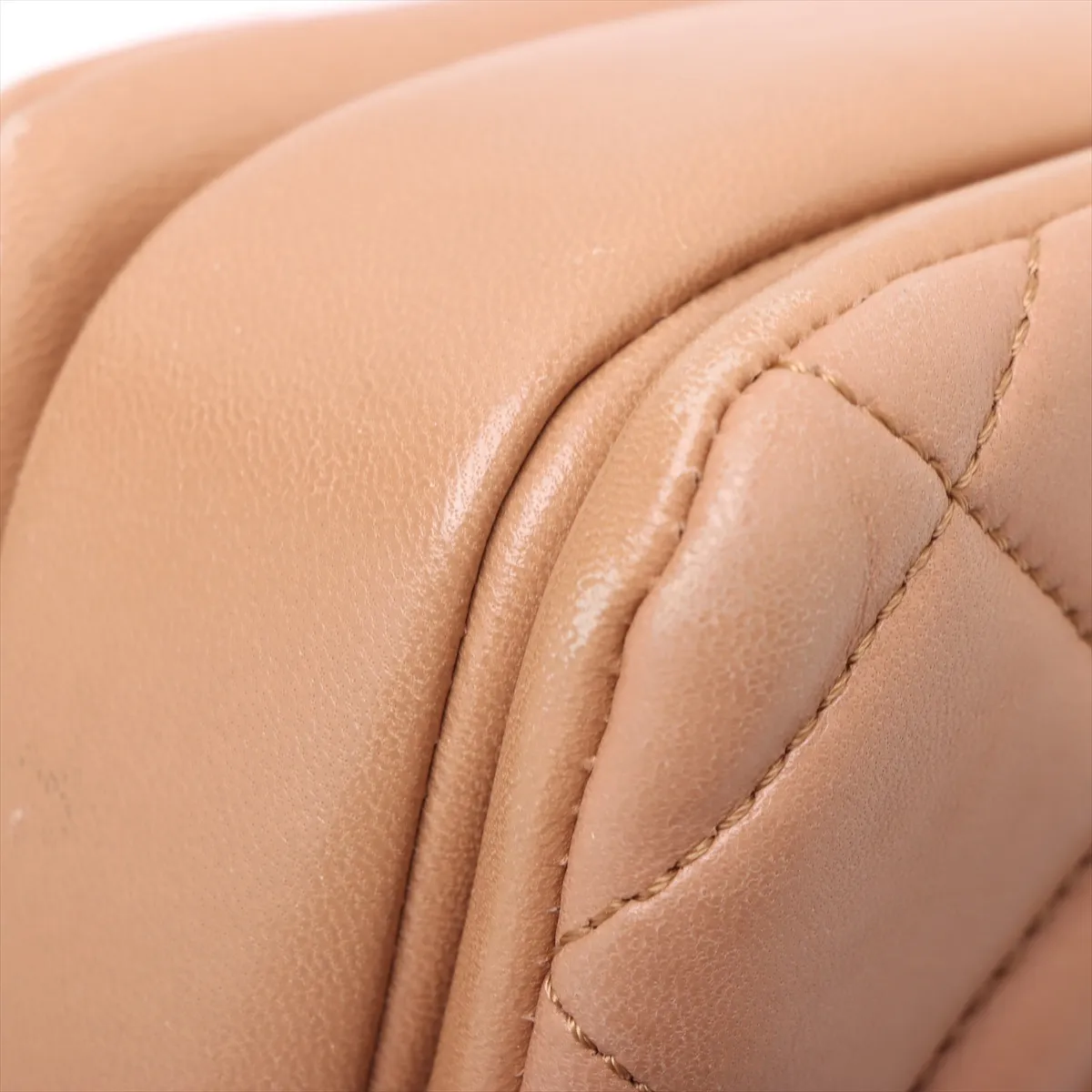 Trendy CC Lambskin 2WAY Handbag Beige Gold Hardware 23179934 23rd Series — view 15