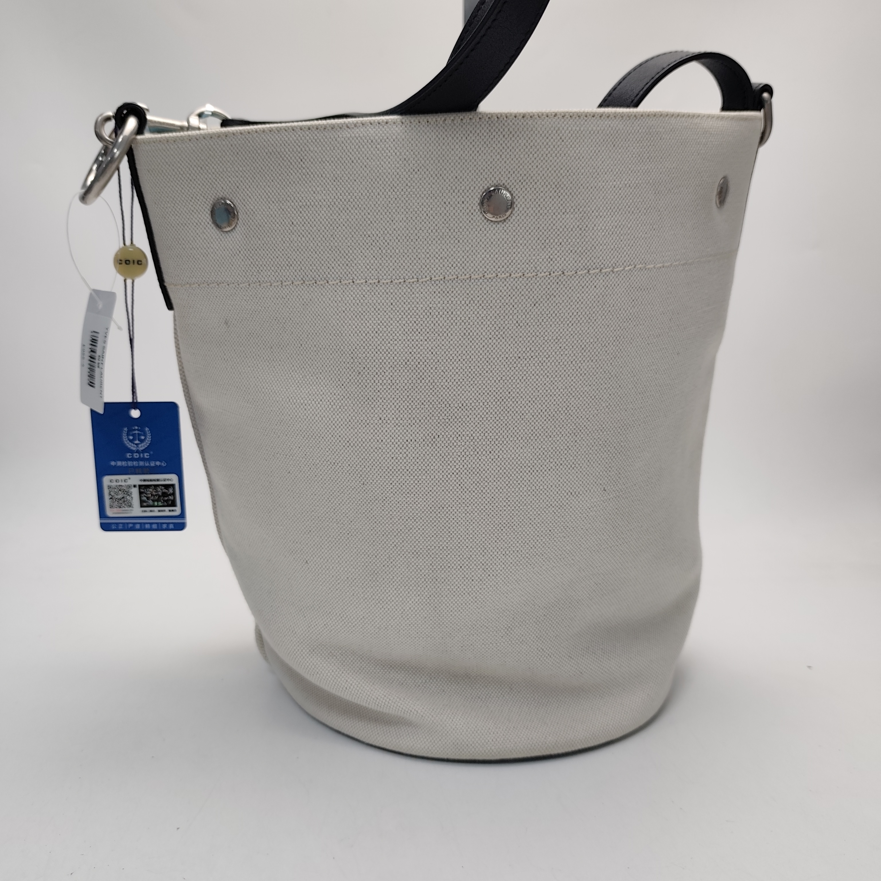 【*Shipped from: China*】Yves Saint Laurent Rive Gauche Canvas Shoulder Bag — view 2