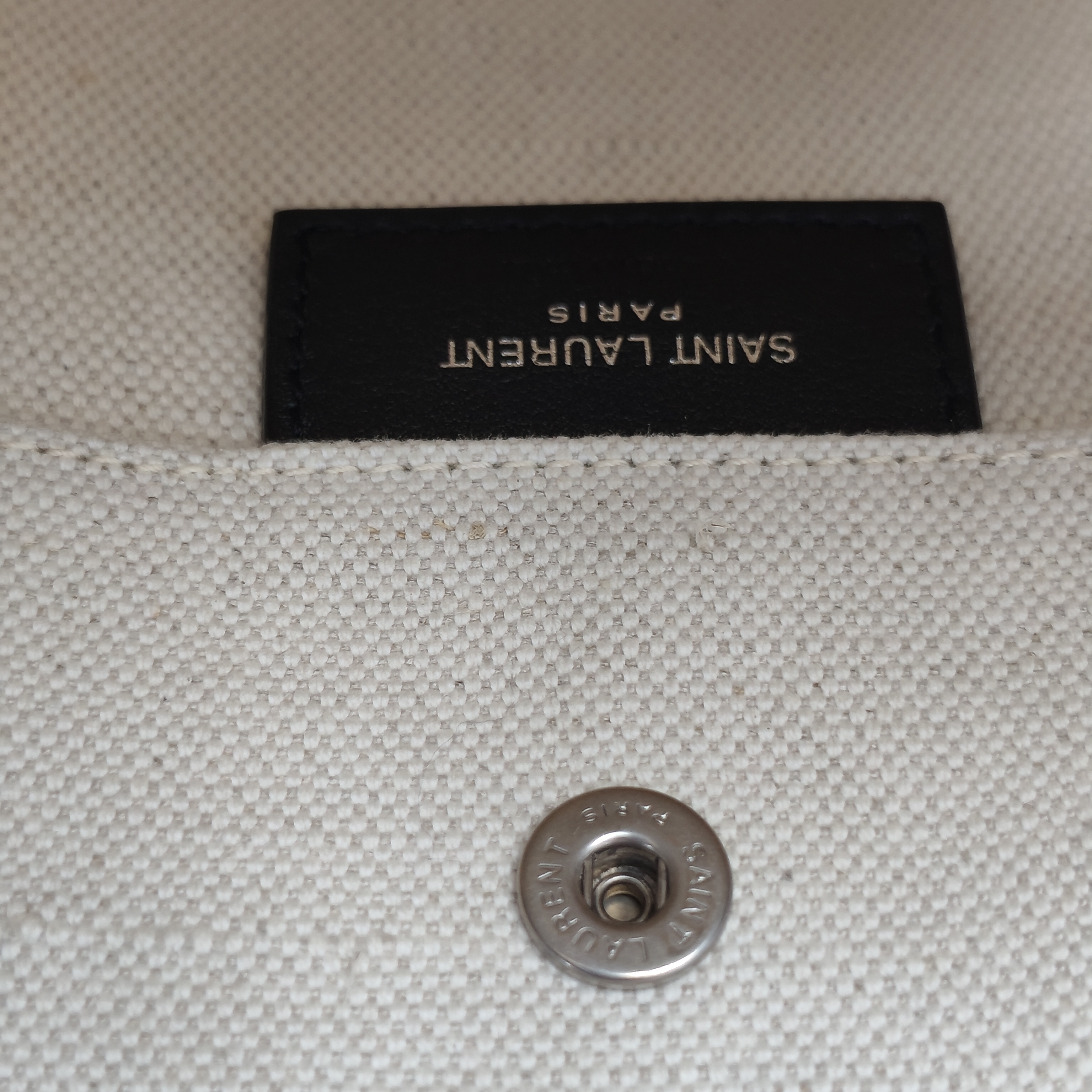 【*Shipped from: China*】Yves Saint Laurent Rive Gauche Canvas Shoulder Bag — view 8